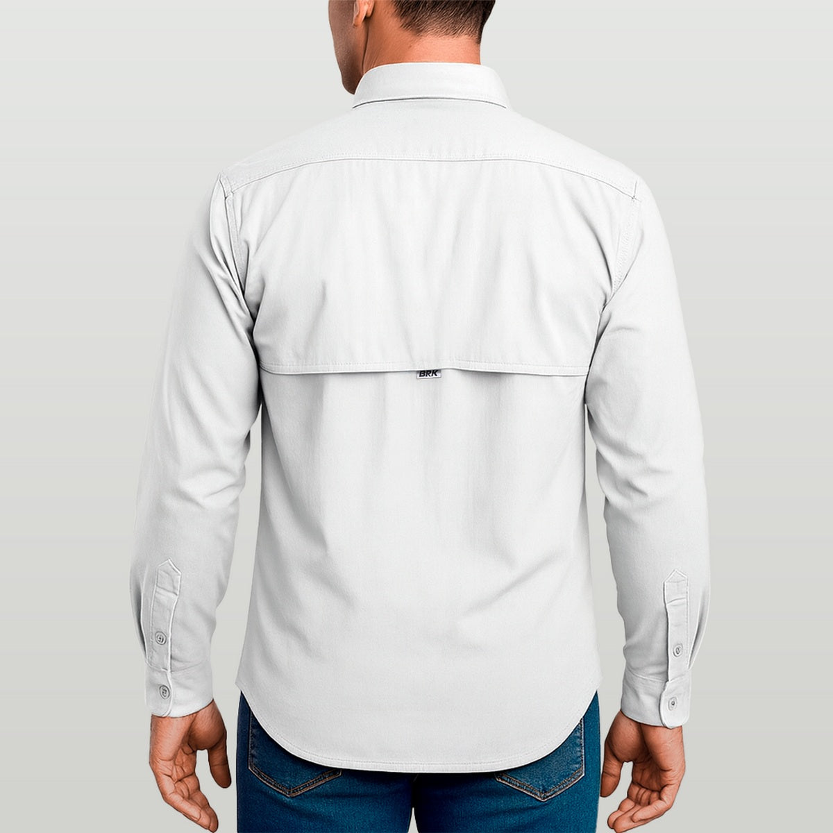 Camisa Work Agro Brk Branca com Proteção Solar UV50+ - Brk Agro
