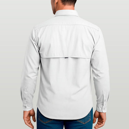 Camisa Work Agro Brk Branca com Proteção Solar UV50+ - Brk Agro