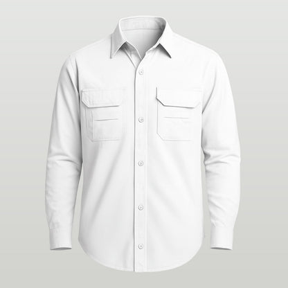 Camisa Work Agro Brk Branca com Proteção Solar UV50+ - Brk Agro