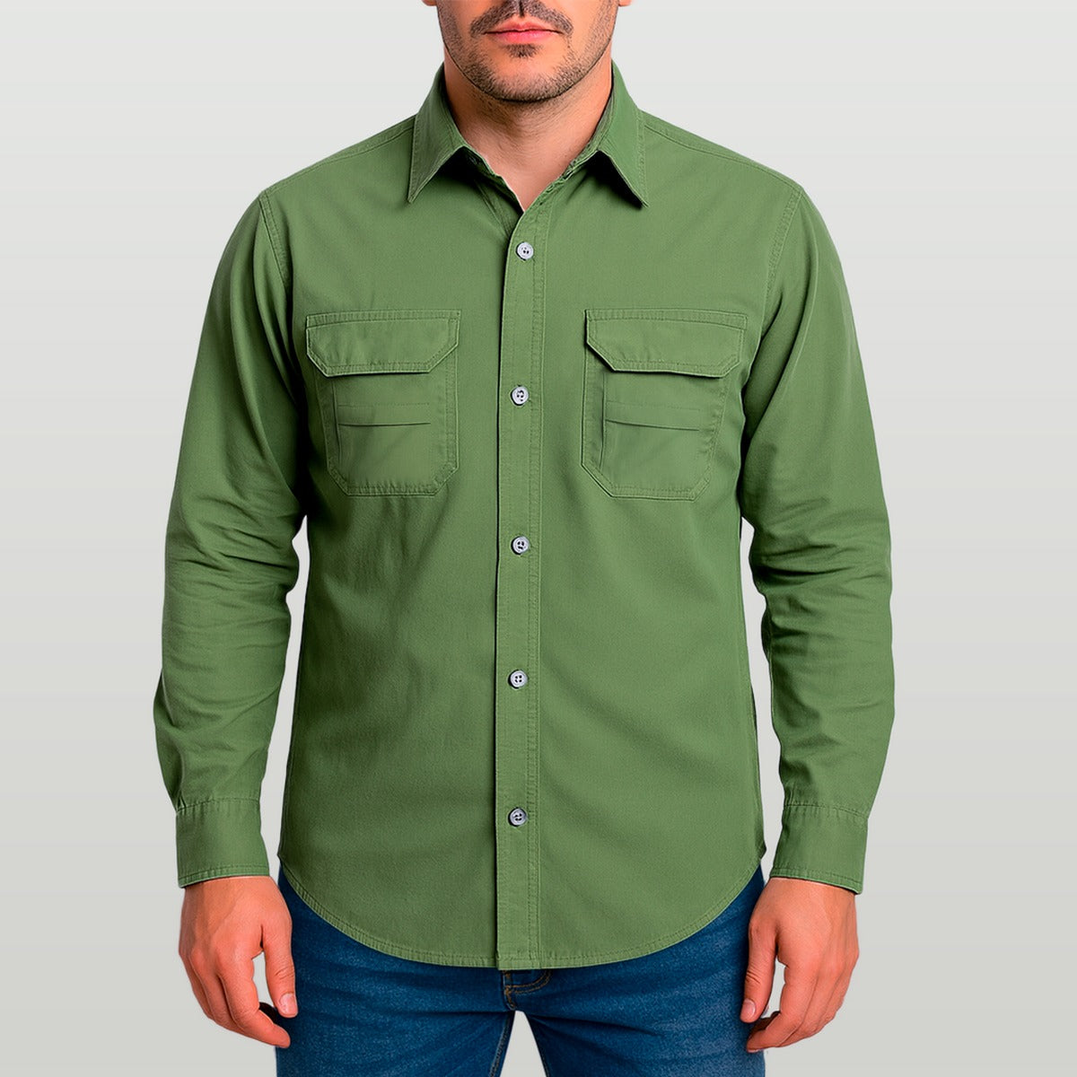 Camisa Work Agro Brk Verde Aventura com Proteção Solar UV50+ - Brk Agro