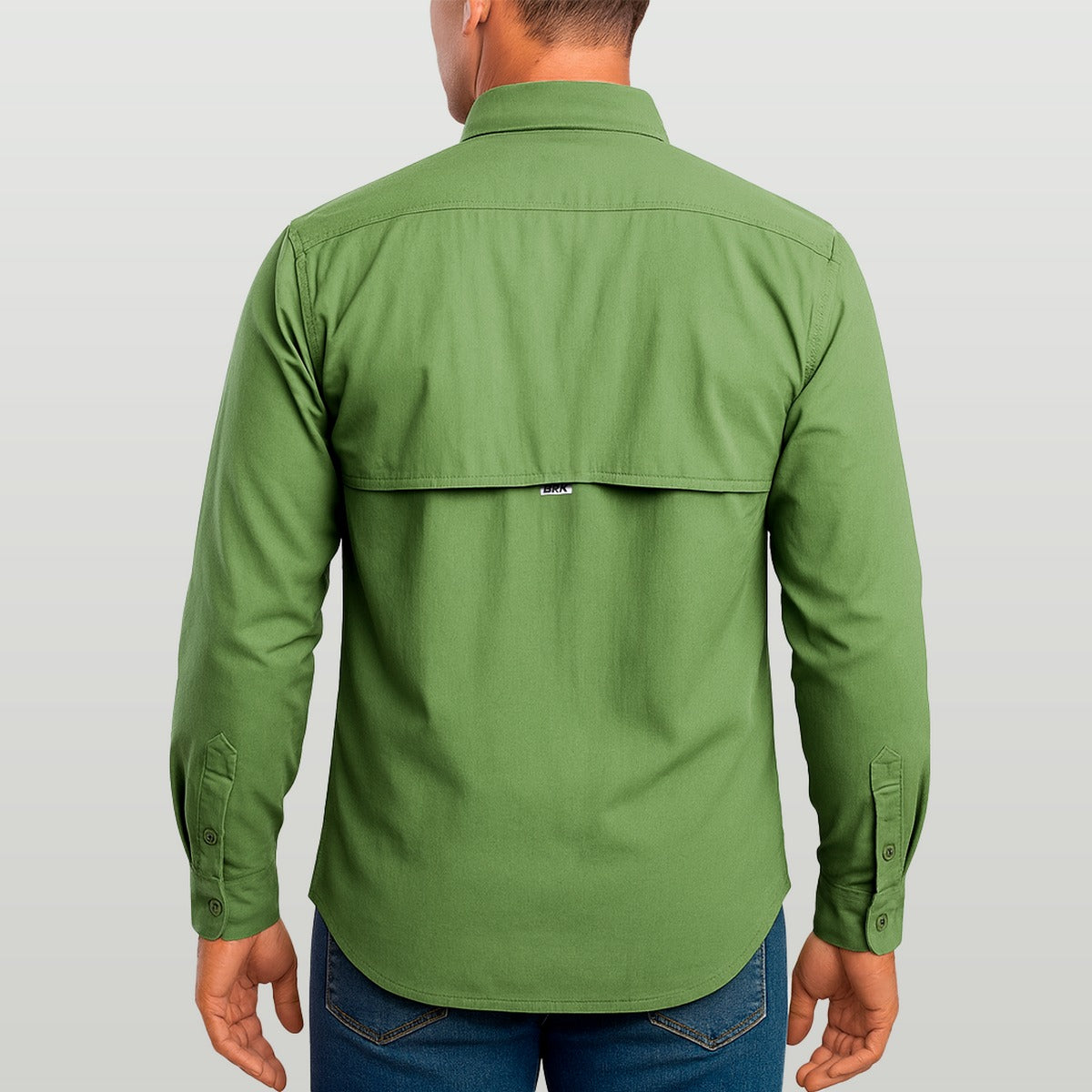 Camisa Work Agro Brk Verde Aventura com Proteção Solar UV50+ - Brk Agro