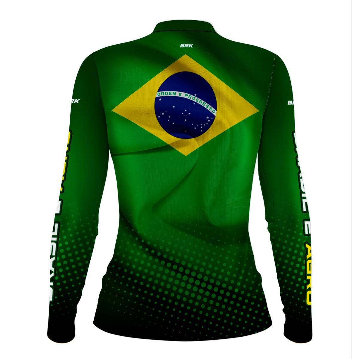 Camisa Feminina Agro Brk Brasil É Agro com Proteção Solar UV50+ - Brk Agro