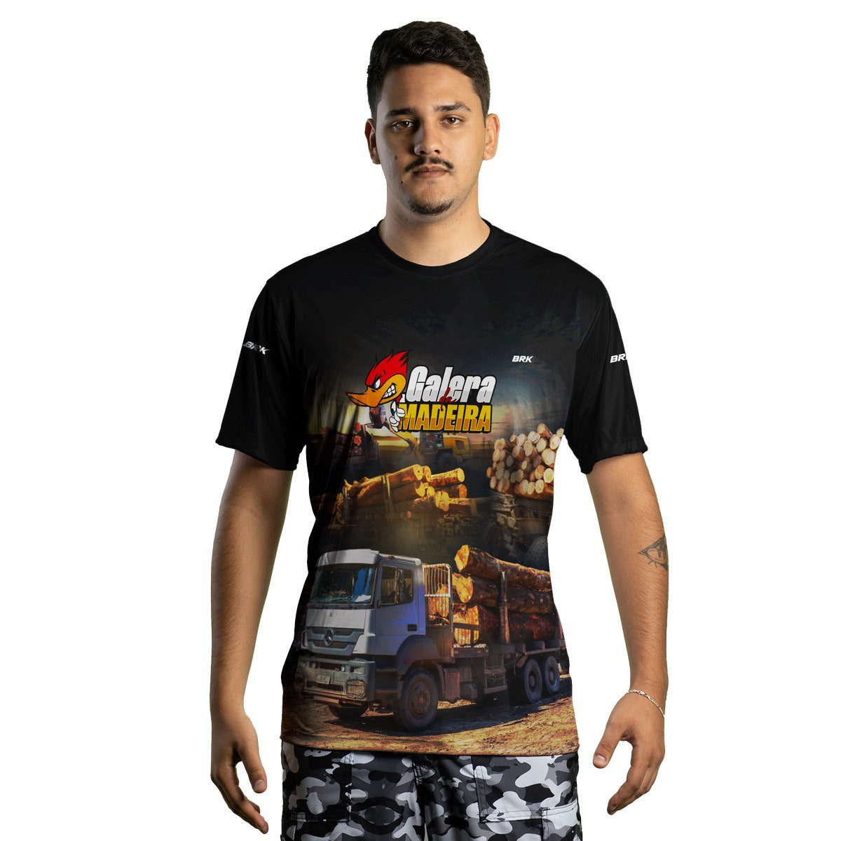 Camiseta Agro Brk Madeireiro com Proteção Solar UV50+ - Brk Agro