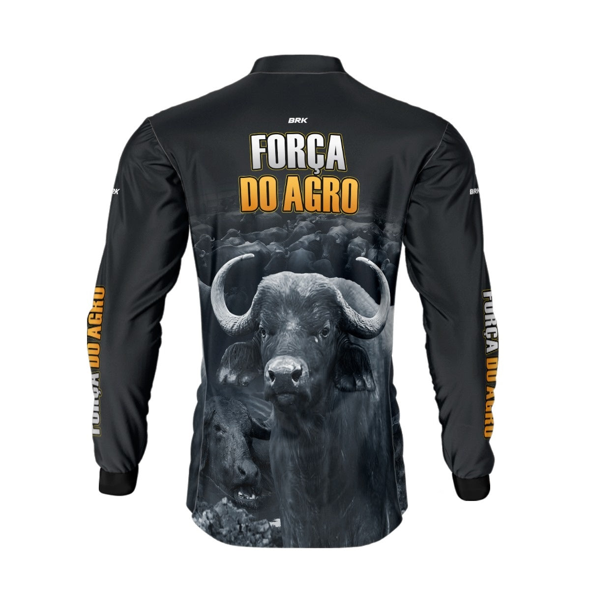 Camisa Agro Brk A Força do Agro Produtor de Bubalinos com UV50+ - Brk Agro