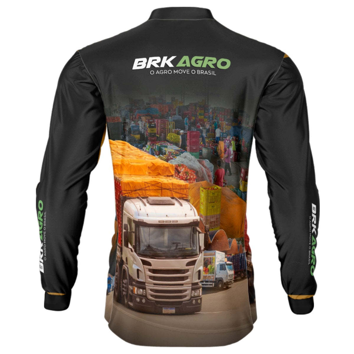 Camisa Agro Brk Ceasa Caminhão com Proteção Solar UV50+ - Brk Agro