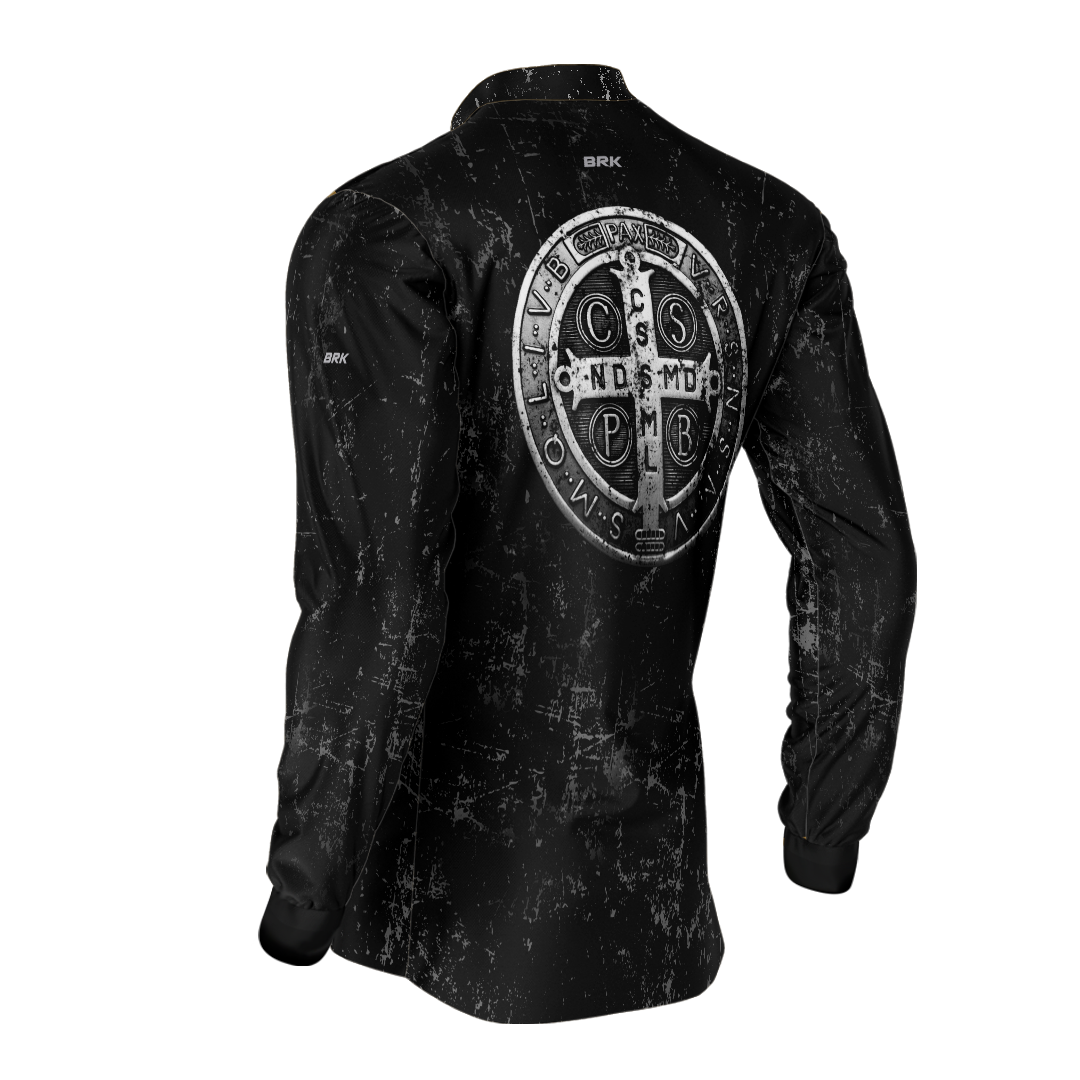 Camisa Agro Brk Medalha de São Bento com UV50+ - Brk Agro