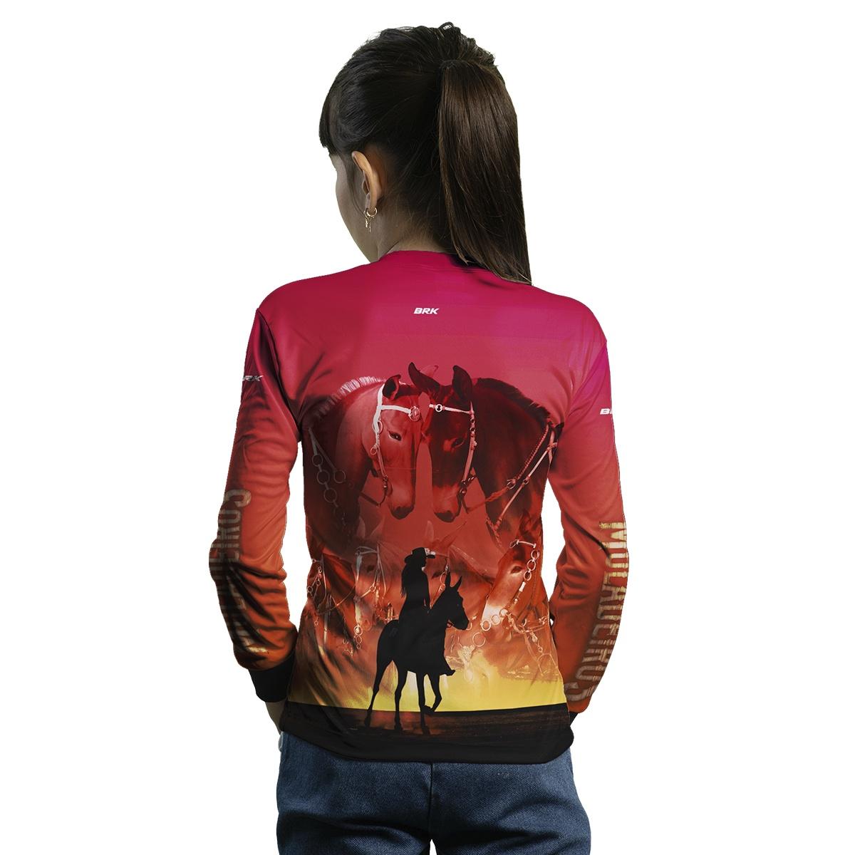 Camisa Agro Brk Feminina Muladeiros com UV50+ - BRK AGRO