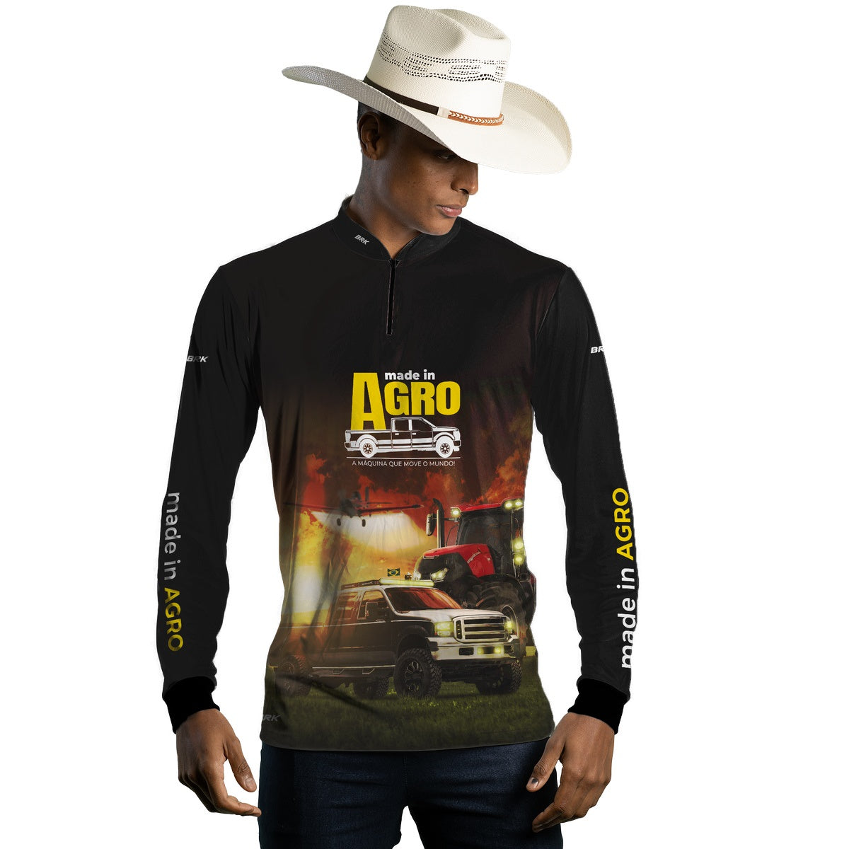 Camisa Agro Brk Caminhonete F-250 com Proteção Solar UV50+ - BRK AGRO