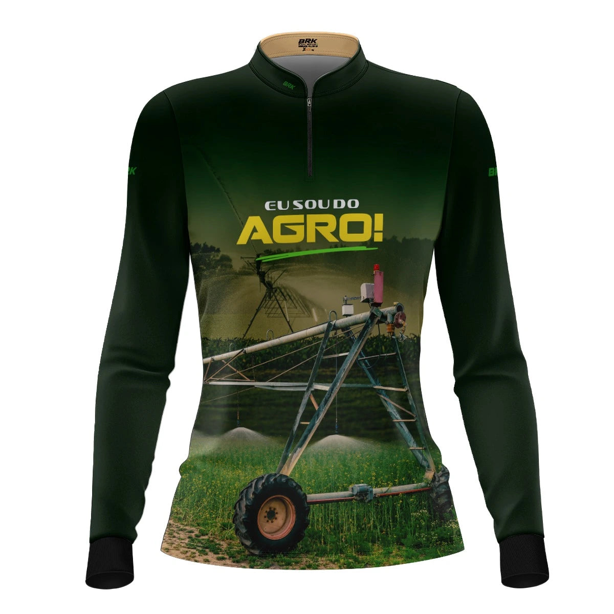 Camisa UV50 Agro Feminina Brk Eu Sou do Agro Irrigação no Campo - Brk Agro