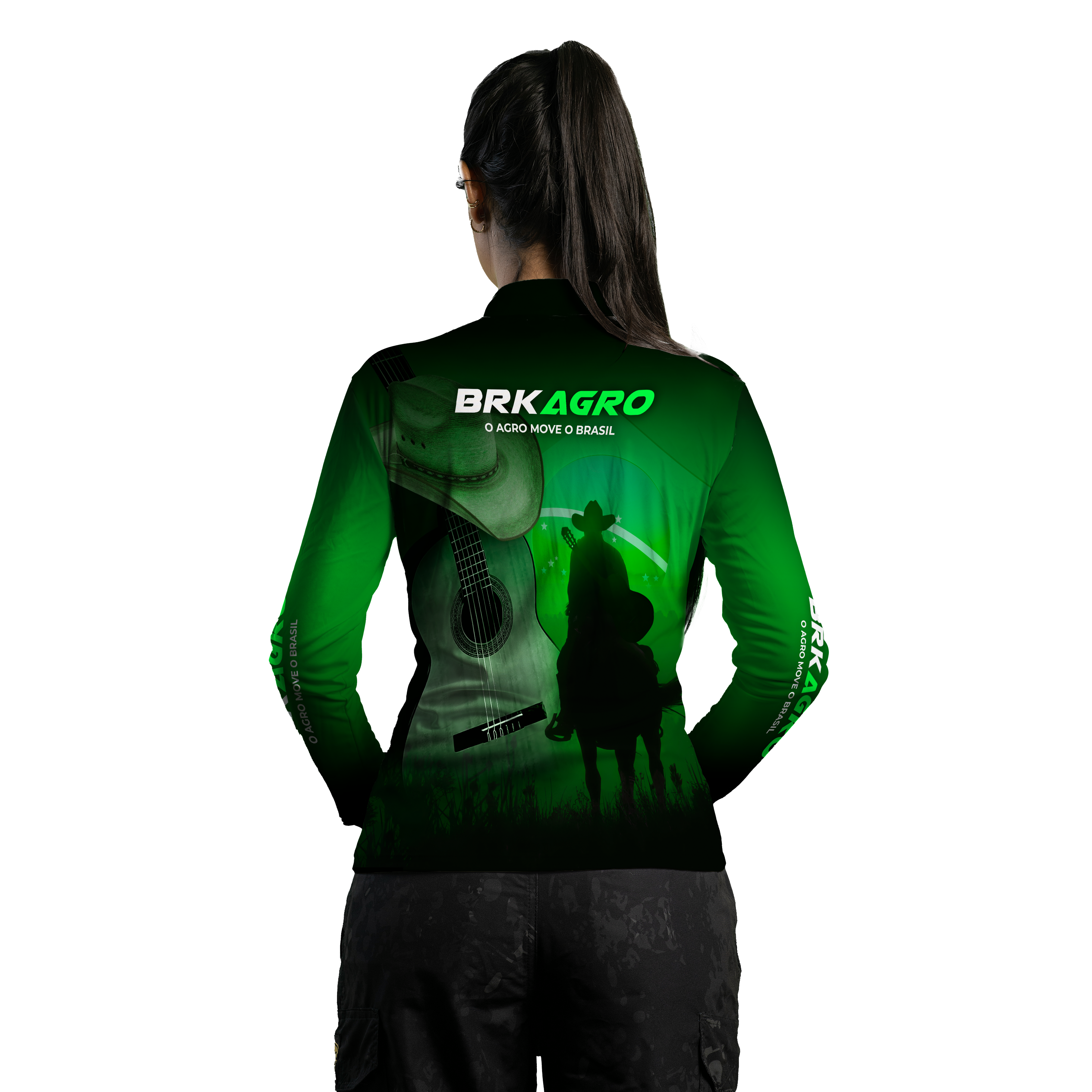 Camisa Agro Brk Country Violeiro com UV50+ - BRK AGRO
