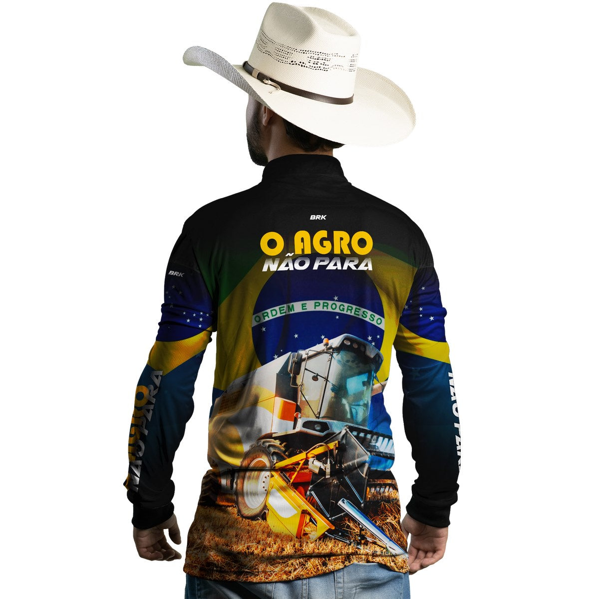 Camisa Agro Brk O Agro Não Para Proteção Solar UV50+ - BRK AGRO