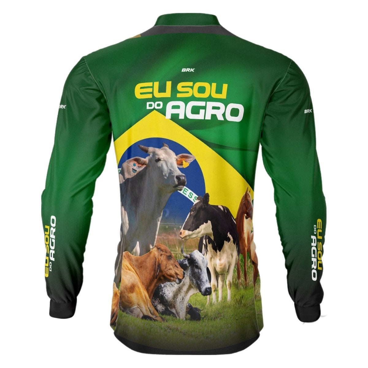 Camisa Agro Brk Eu Sou Do Agro com Proteção Solar UV50+ - BRK AGRO