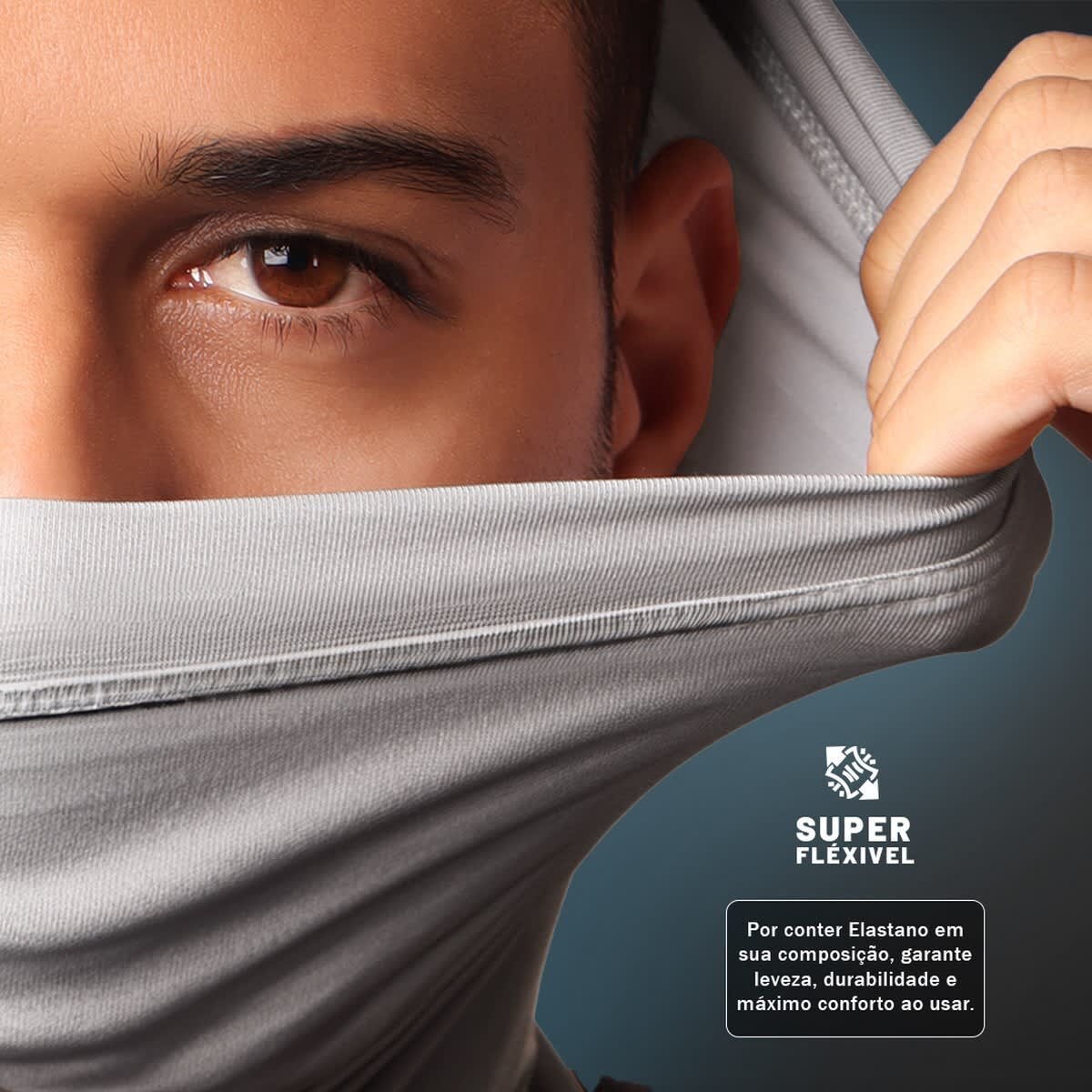 Bandana Tubeneck Agro Brk Multifuncional Branca Brasil com Proteção Solar UV50+ - Brk Agro
