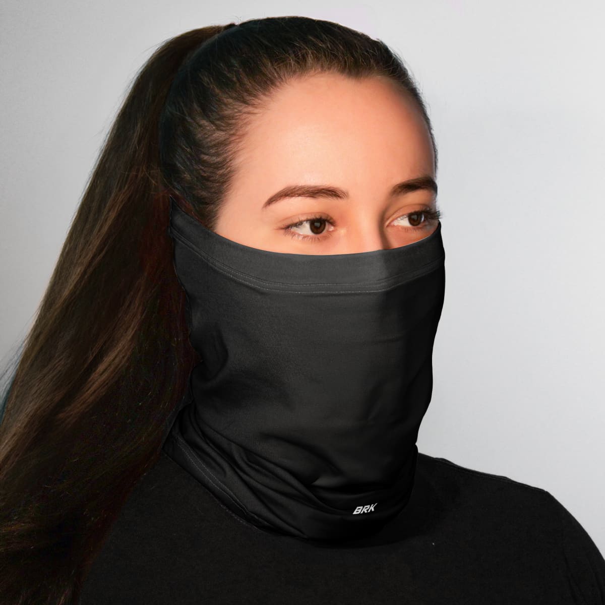 Bandana Tubeneck Agro Brk Multifuncional Preto com Proteção Solar UV50+ - Brk Agro