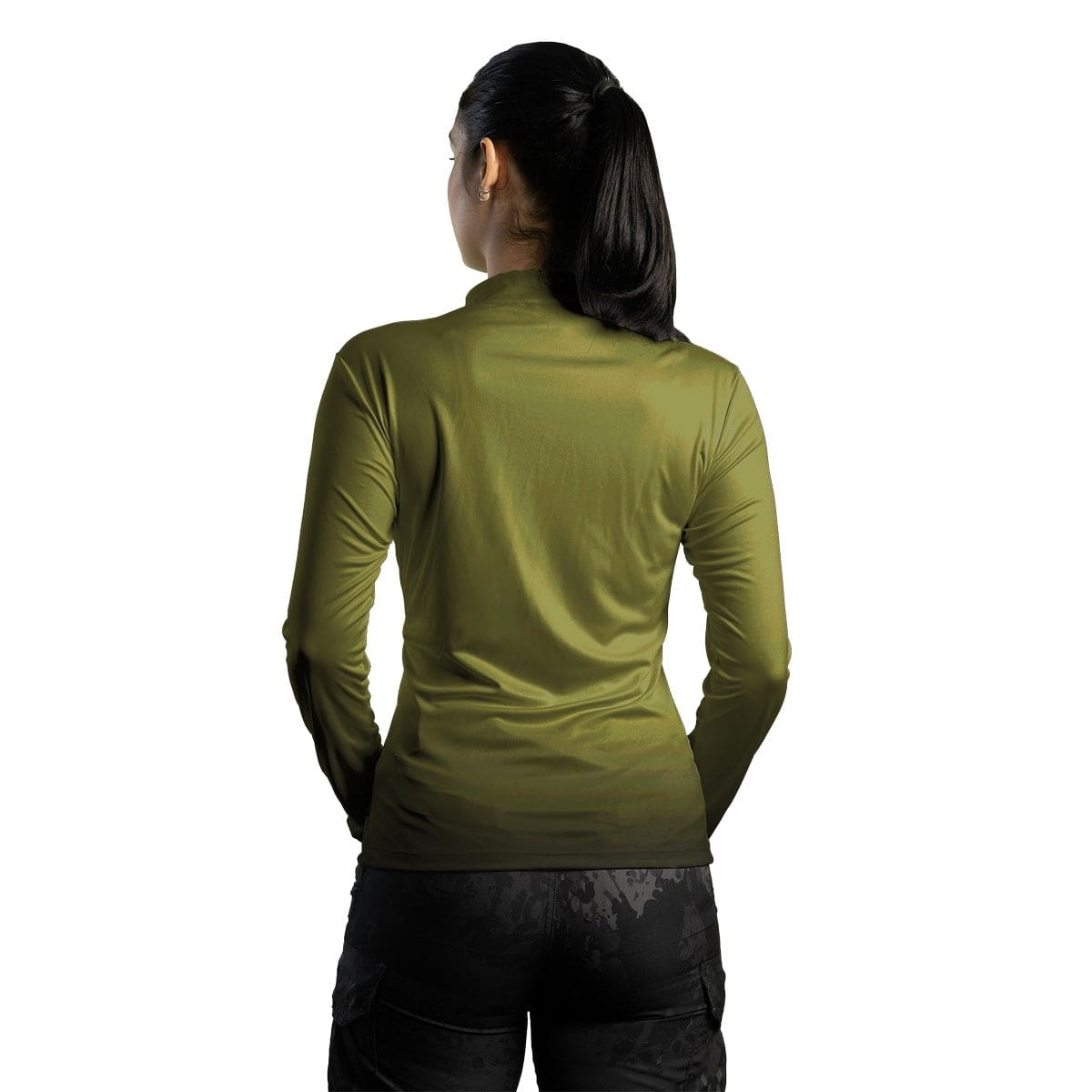 Camisa Feminina Agro Brk Unissex Basic Verde Musgo com Proteção Solar UV50+ - Brk Agro