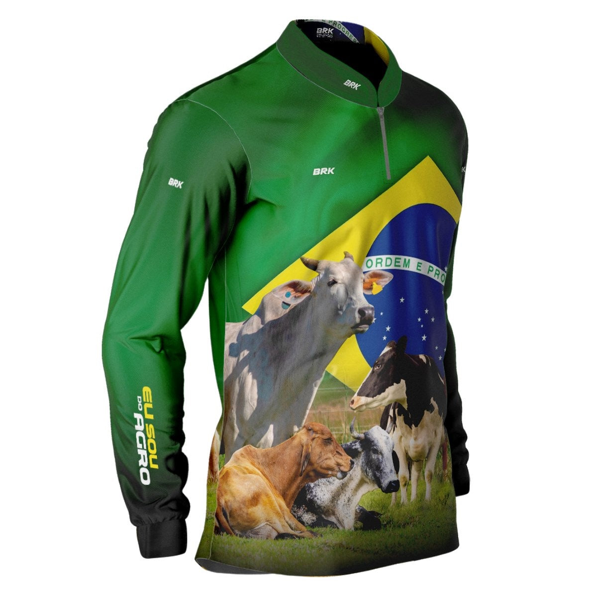 Camisa Agro Brk Eu Sou Do Agro com Proteção Solar UV50+ - BRK AGRO