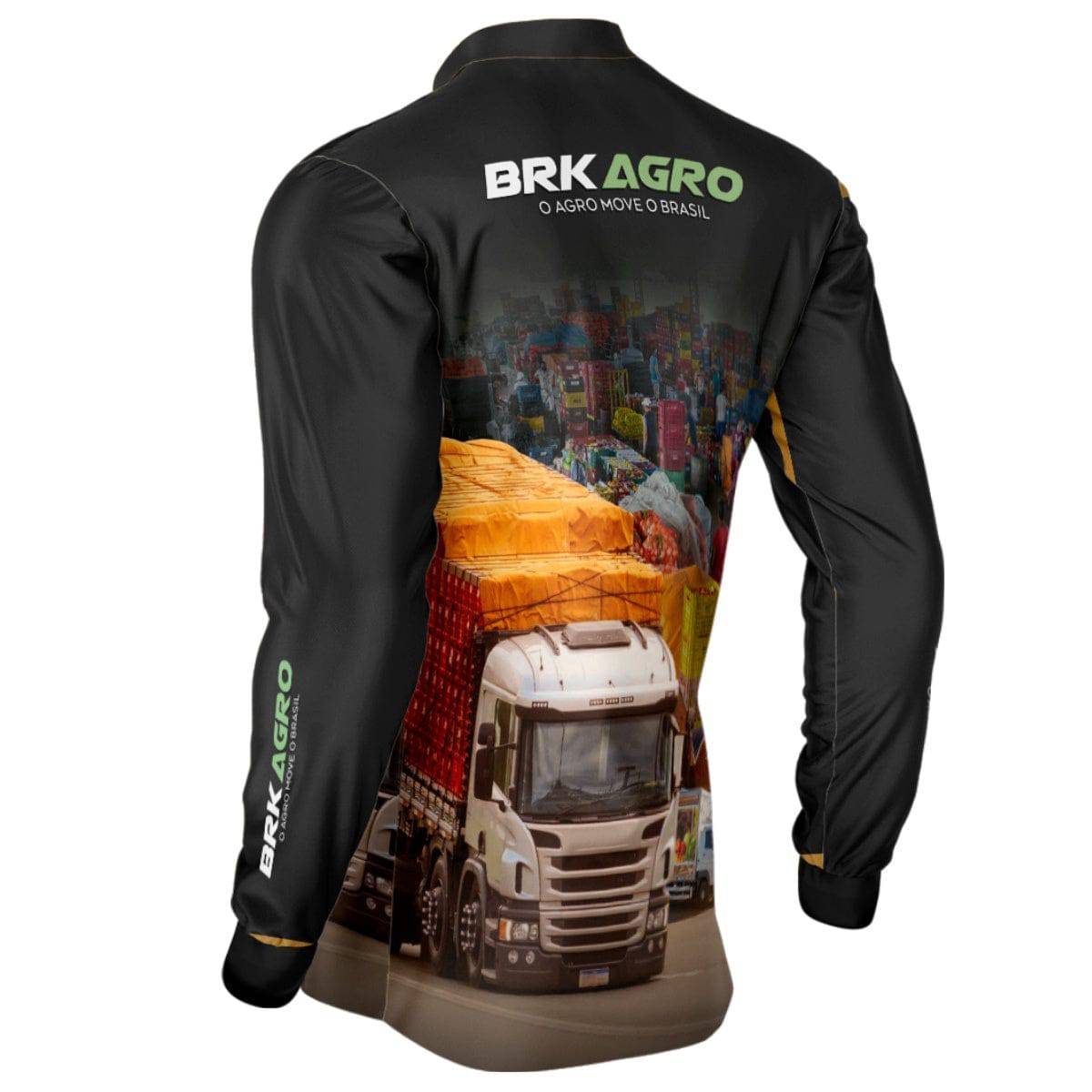 Camisa Agro Brk Ceasa Caminhão com Proteção Solar UV50+ - Brk Agro