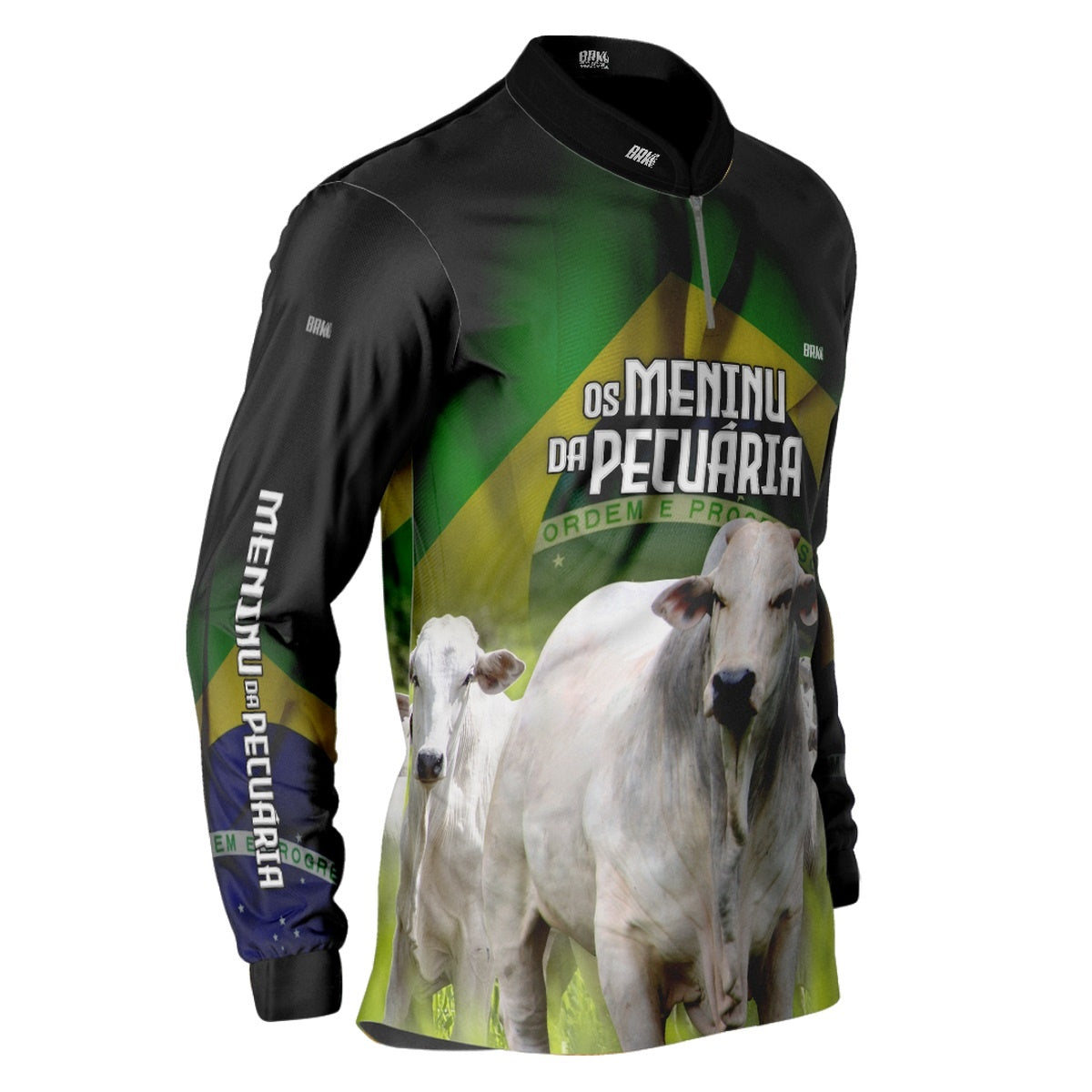 Camisa Agro Brk Os Meninu da Pecuária com Proteção Solar UV50+ - Brk Agro