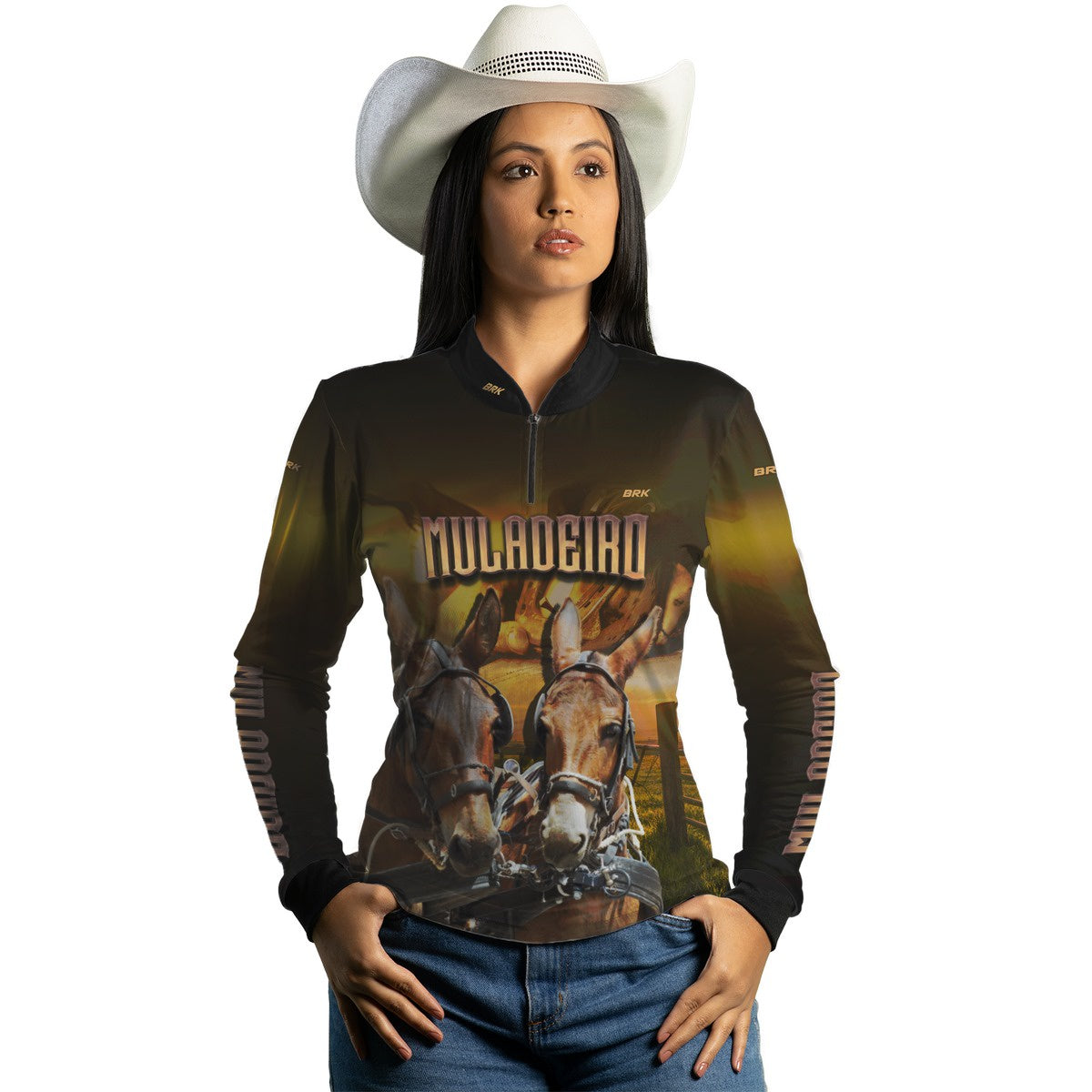 Camisa Agro Brk Muladeiro com Proteção Solar UV50+ - BRK AGRO