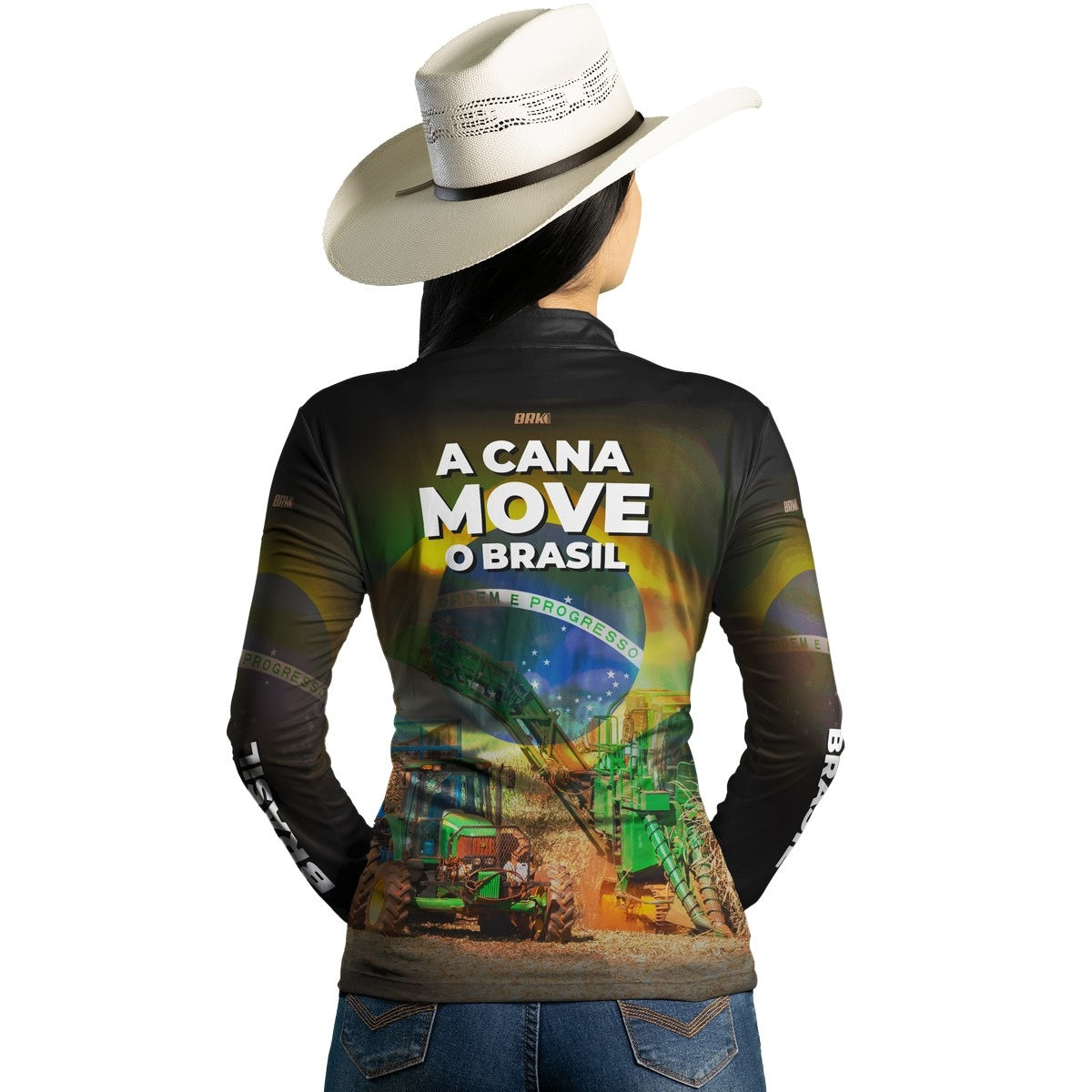 Camisa Agro Brk A Cana Move o Brasil com Proteção Solar UV50+ - Brk Agro