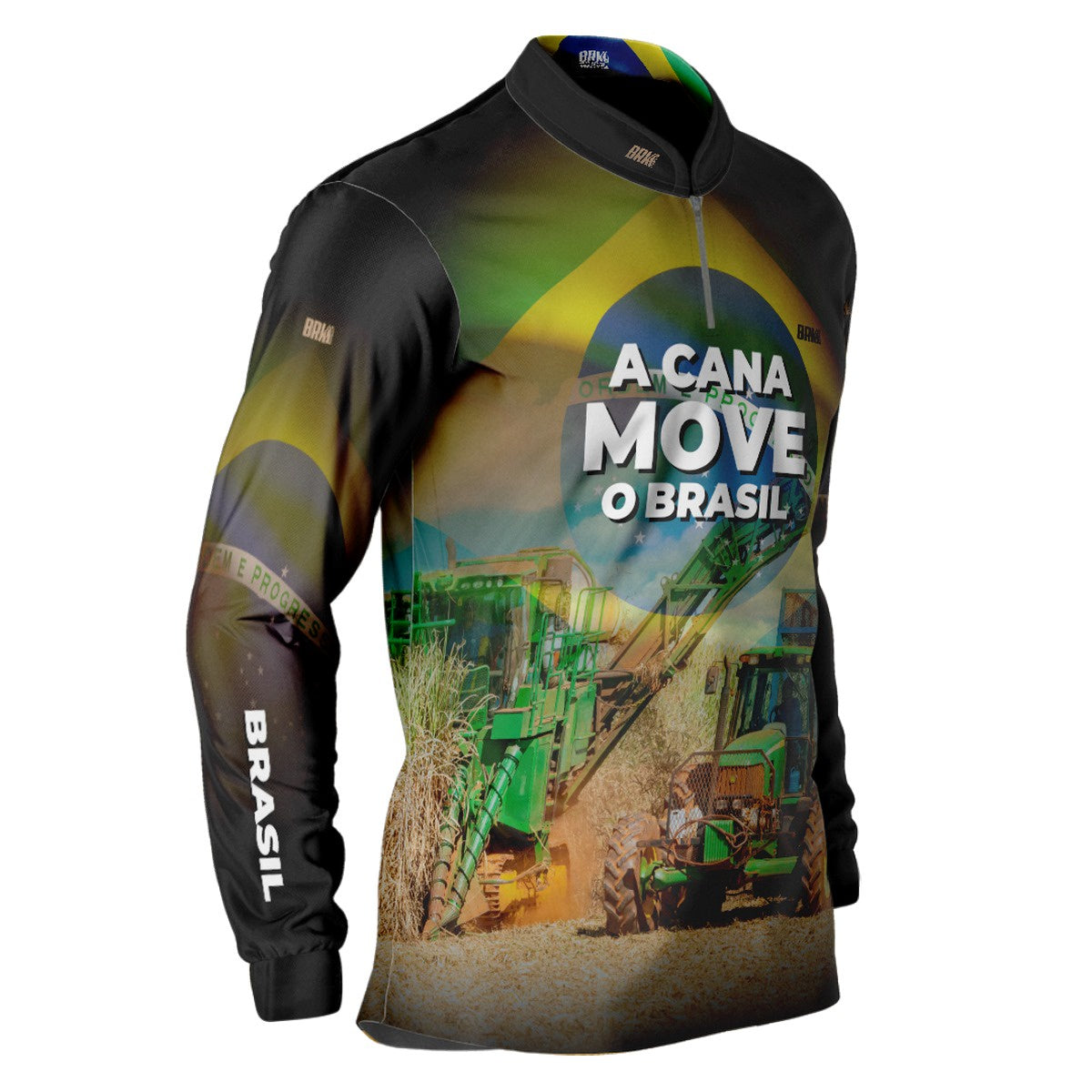 Camisa Agro Brk A Cana Move o Brasil com Proteção Solar UV50+ - Brk Agro