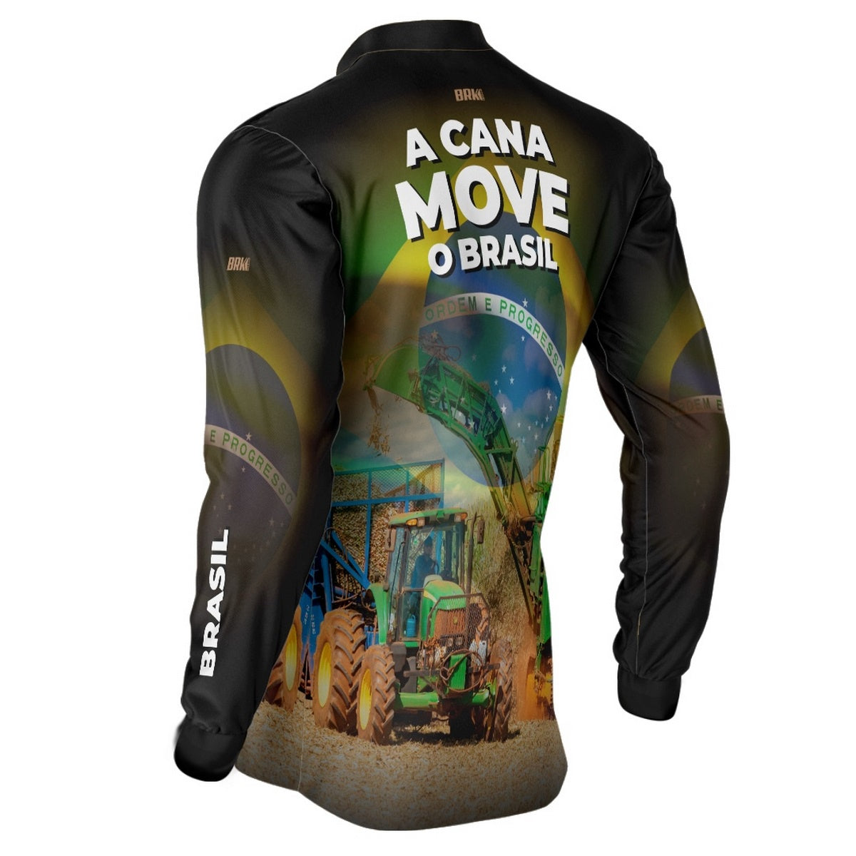 Camisa Agro Brk A Cana Move o Brasil com Proteção Solar UV50+ - Brk Agro