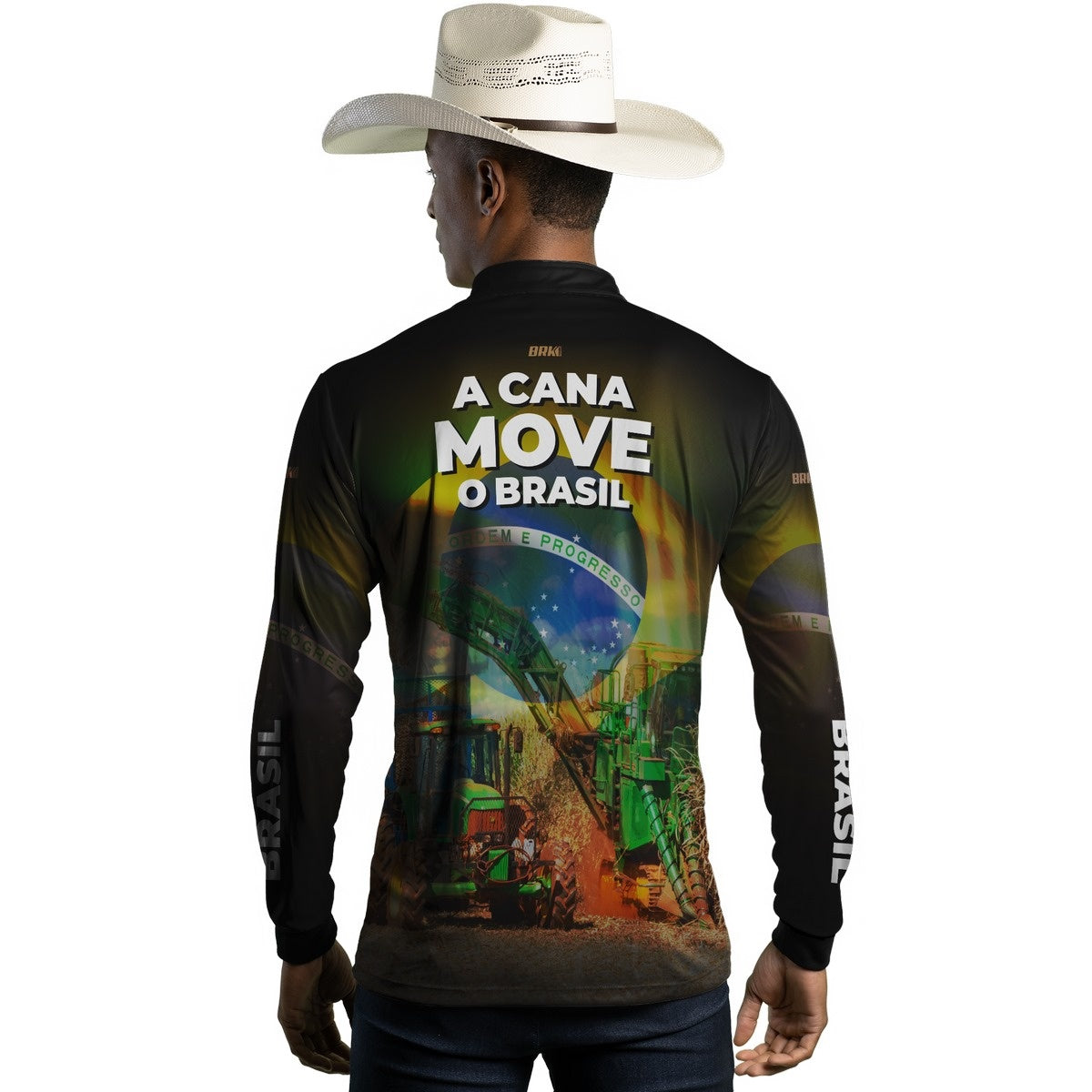 Camisa Agro Brk A Cana Move o Brasil com Proteção Solar UV50+ - Brk Agro