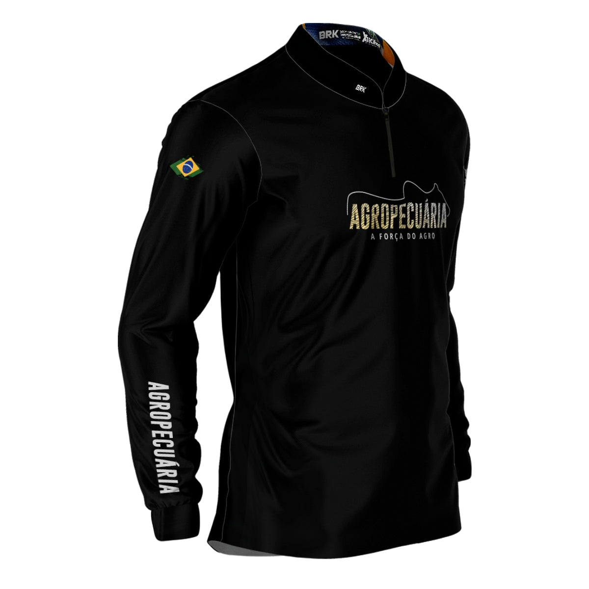 Camisa Agro Brk Agropecuária com Proteção Solar UV50+ - Brk Agro