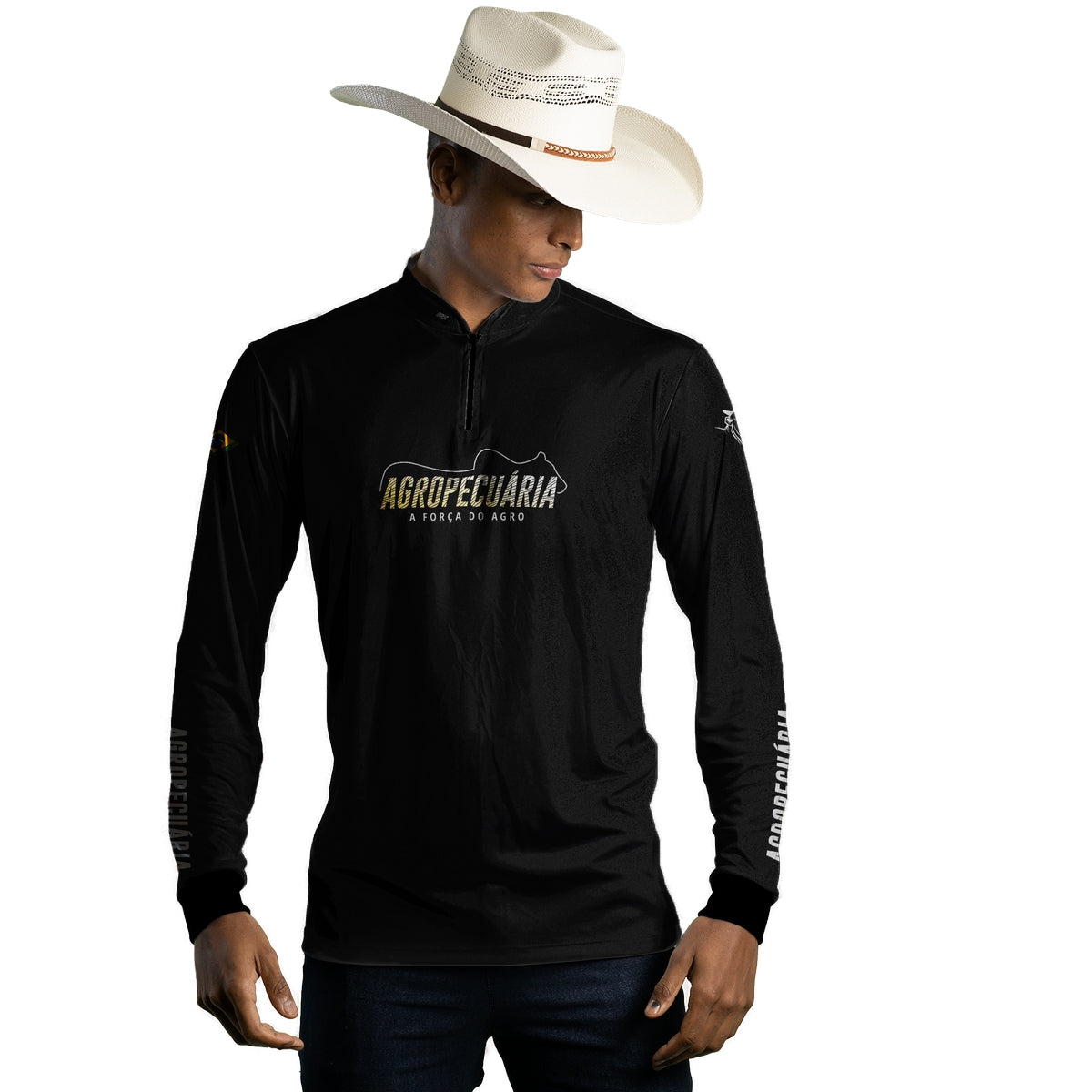 Camisa Agro Brk Agropecuária com Proteção Solar UV50+ - Brk Agro