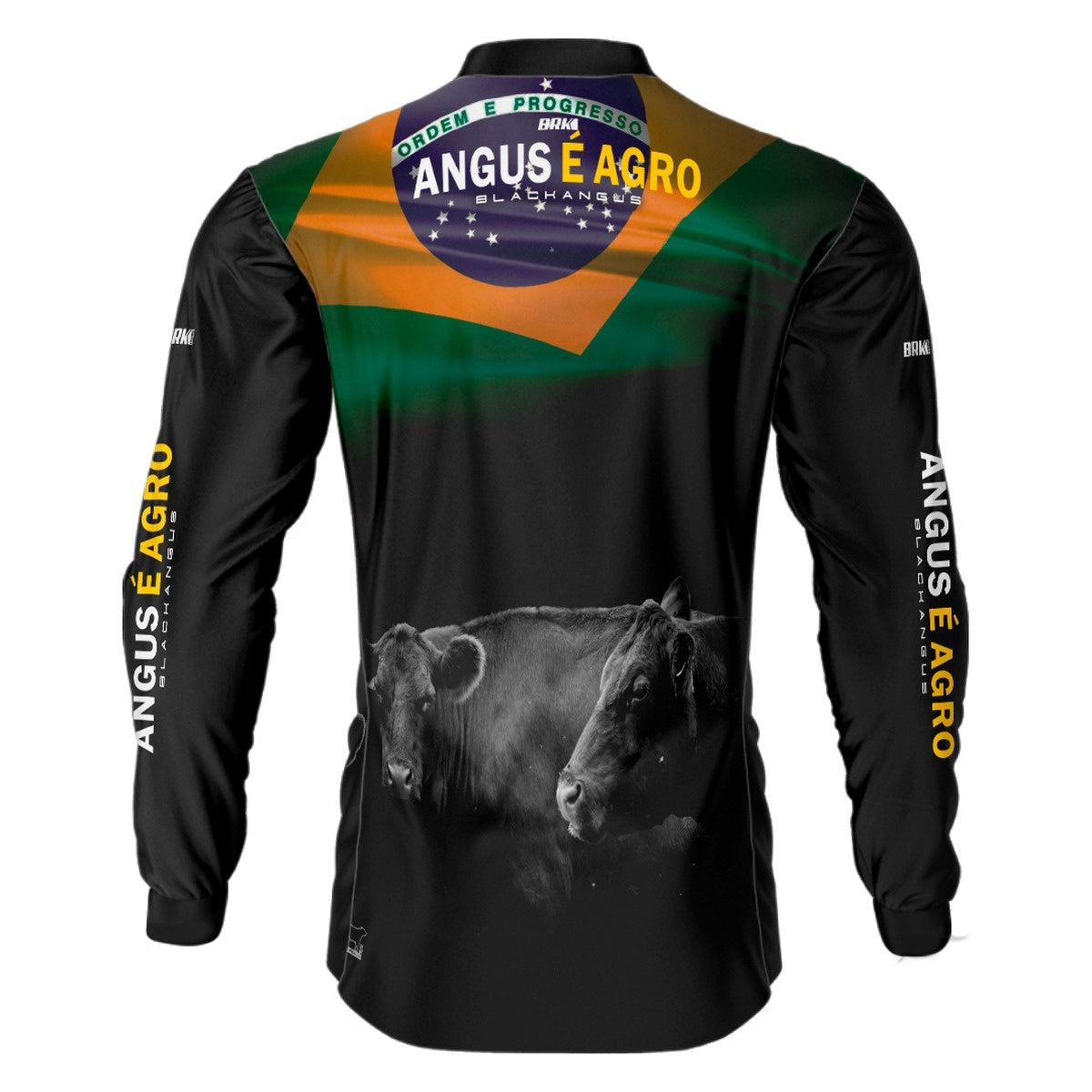 Camisa Agro Brk Angus é Agro Brasil com Proteção Solar UV50+ - BRK AGRO