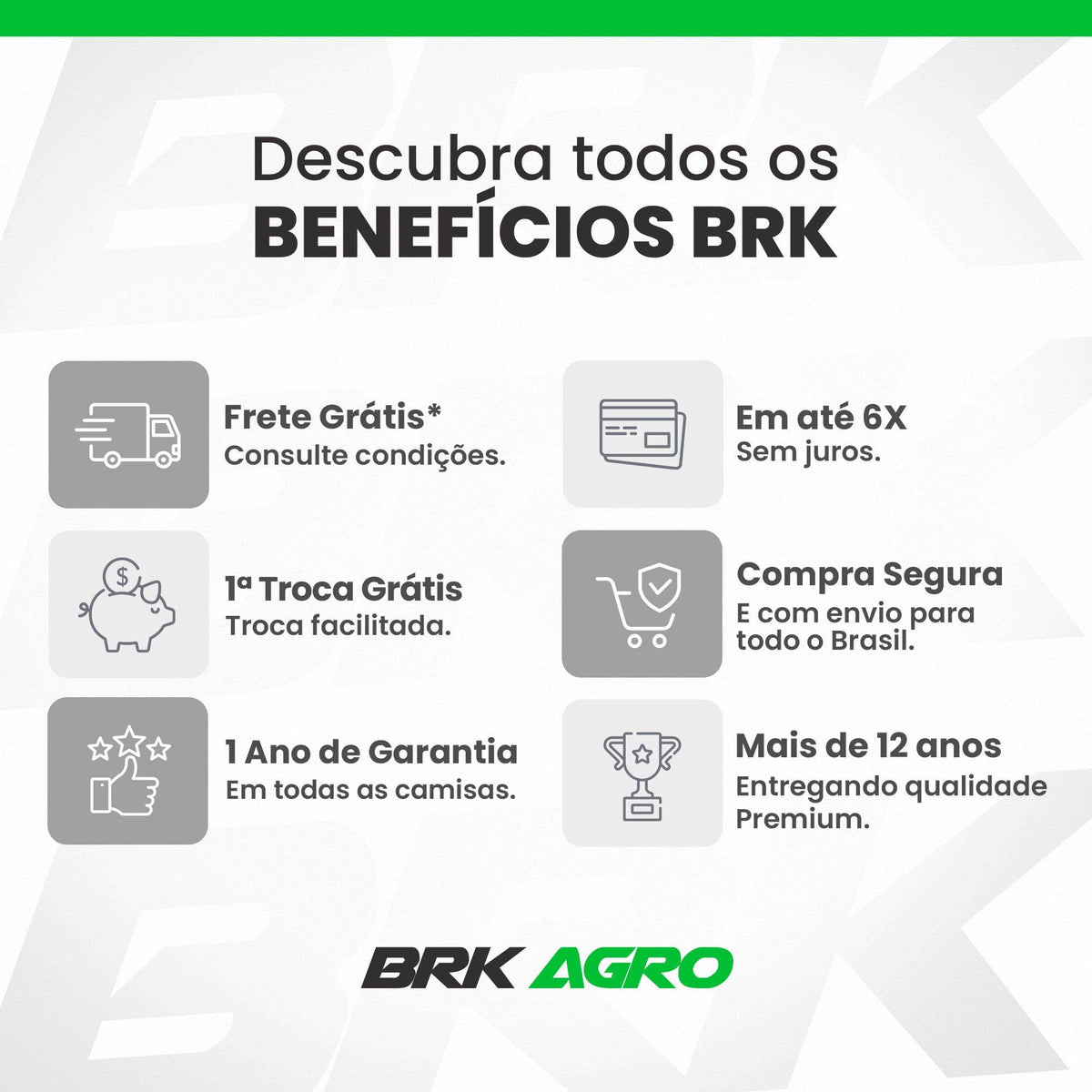 Camisa Agro Brk Azul Marinho Trator T8 com Proteção Solar UV50+ - Brk Agro