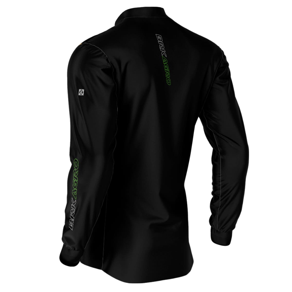 Camisa Agro Brk Básica Preta com Proteção Solar UV50+ - Brk Agro