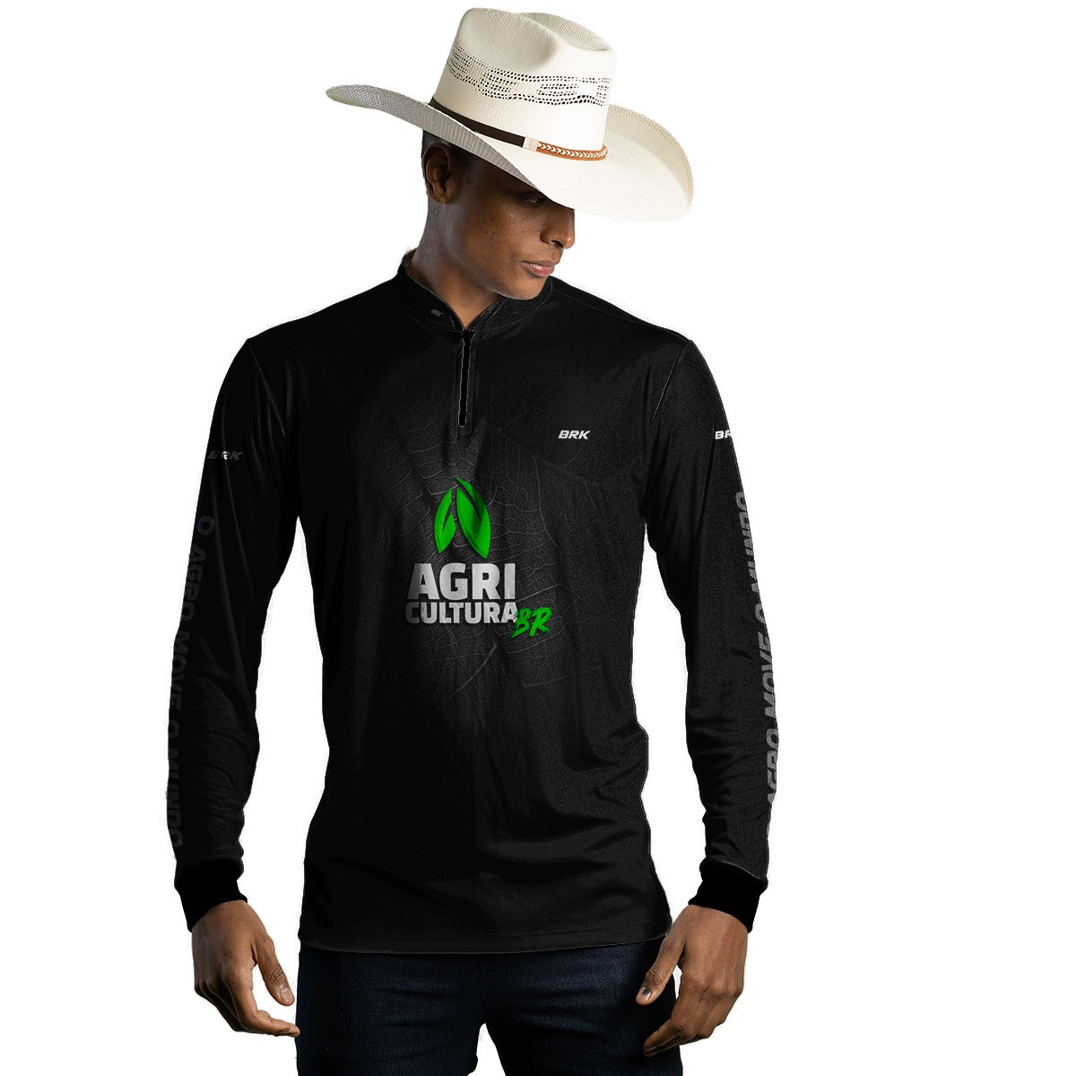 Camisa Agro Brk Brasil Agricultura com UV50+ - Brk Agro