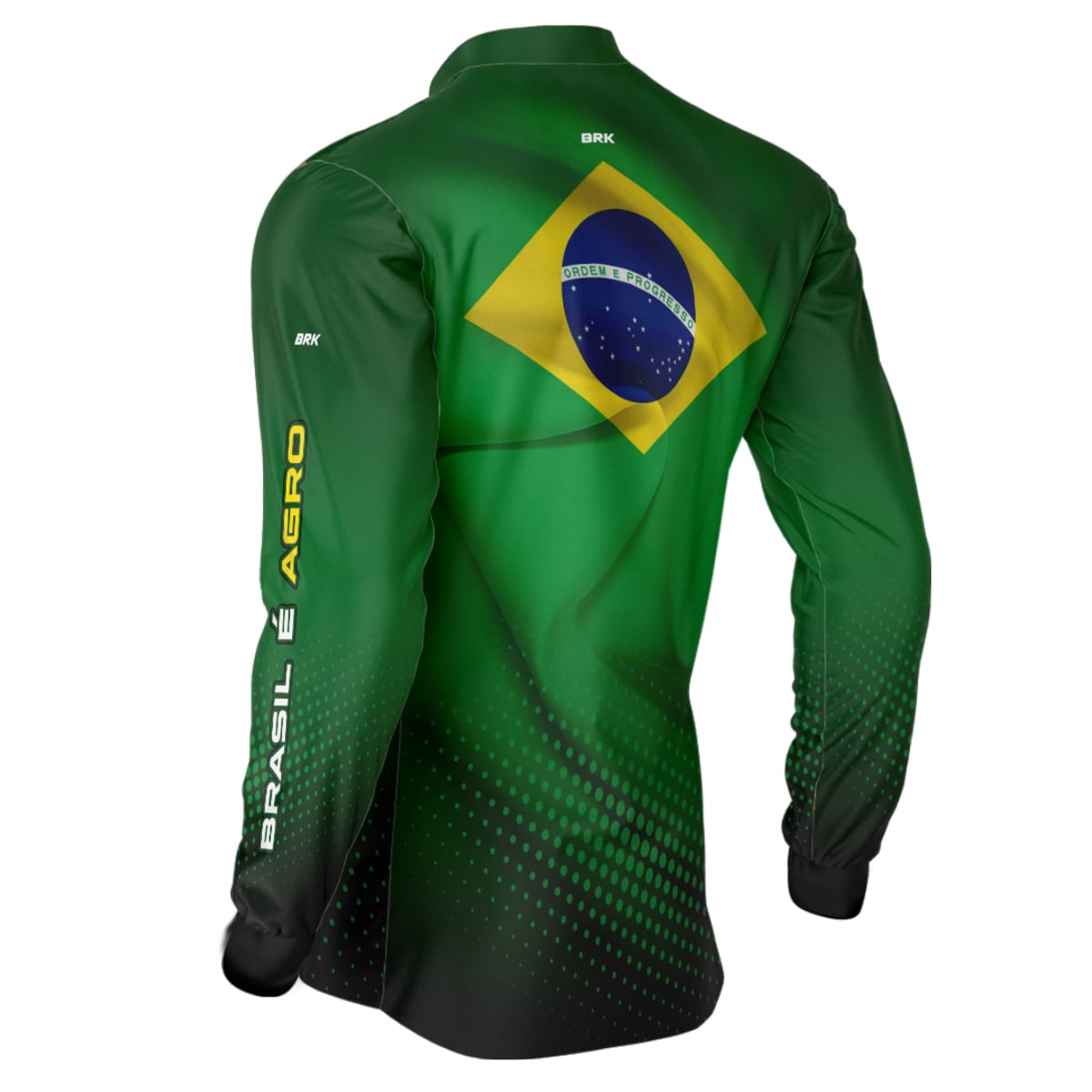 Camisa Agro Brk Brasil É Agro com Proteção Solar UV50+ - Brk Agro