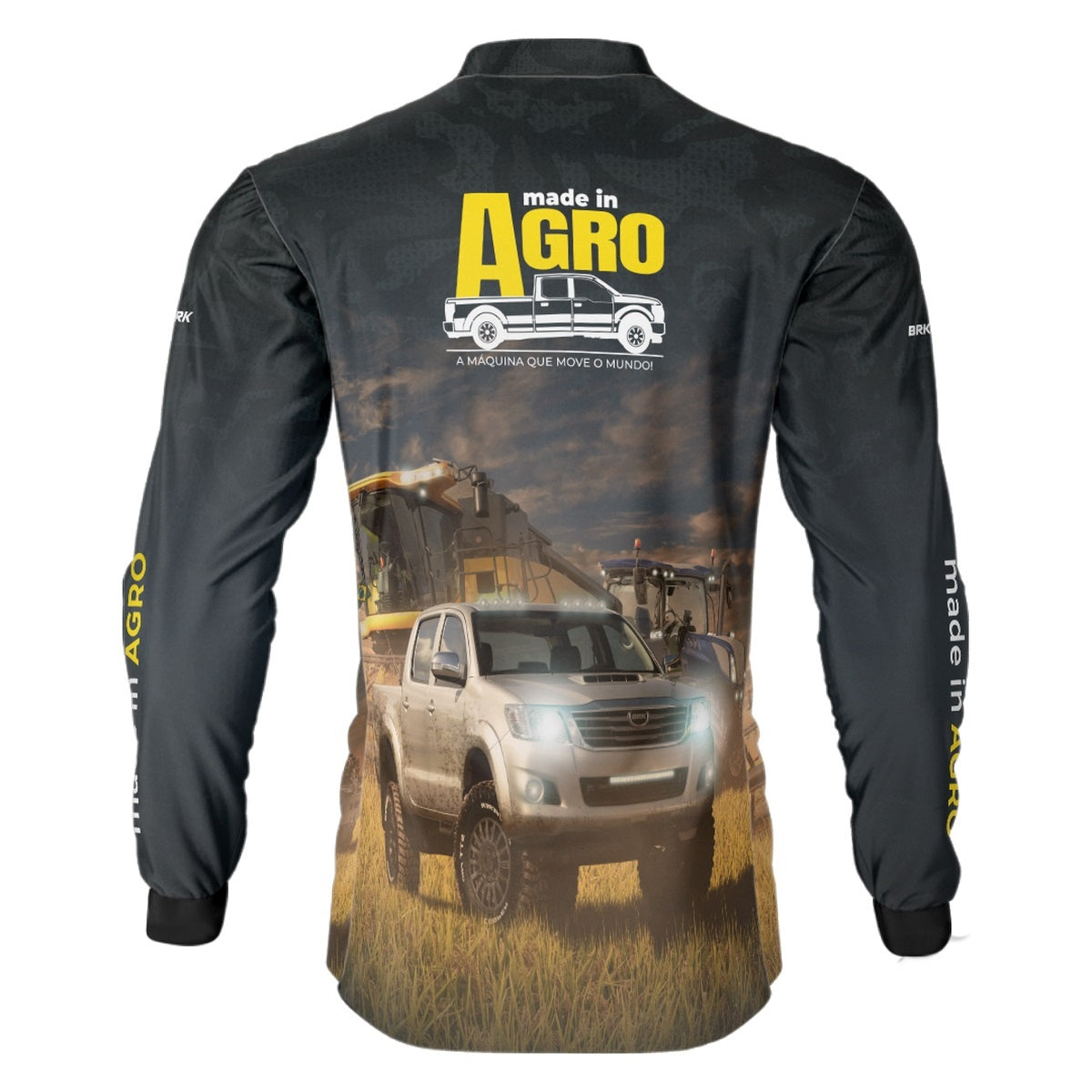Camisa Agro Brk Caminhonete 4x4 com Proteção Solar UV50+ - BRK AGRO