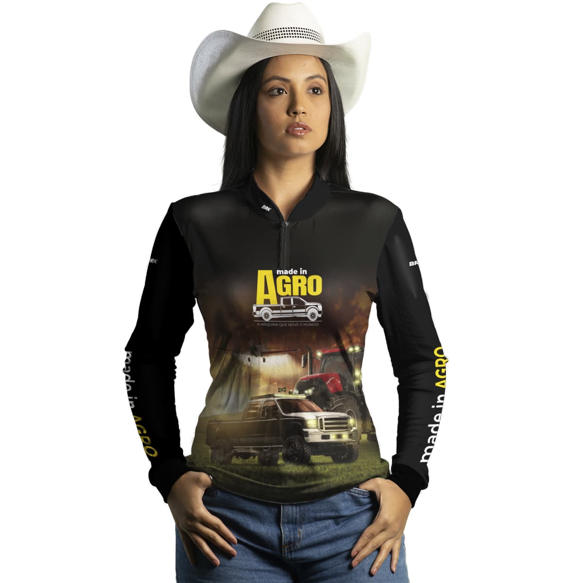 Camisa Agro Brk Caminhonete F-250 com Proteção Solar UV50+ - BRK AGRO