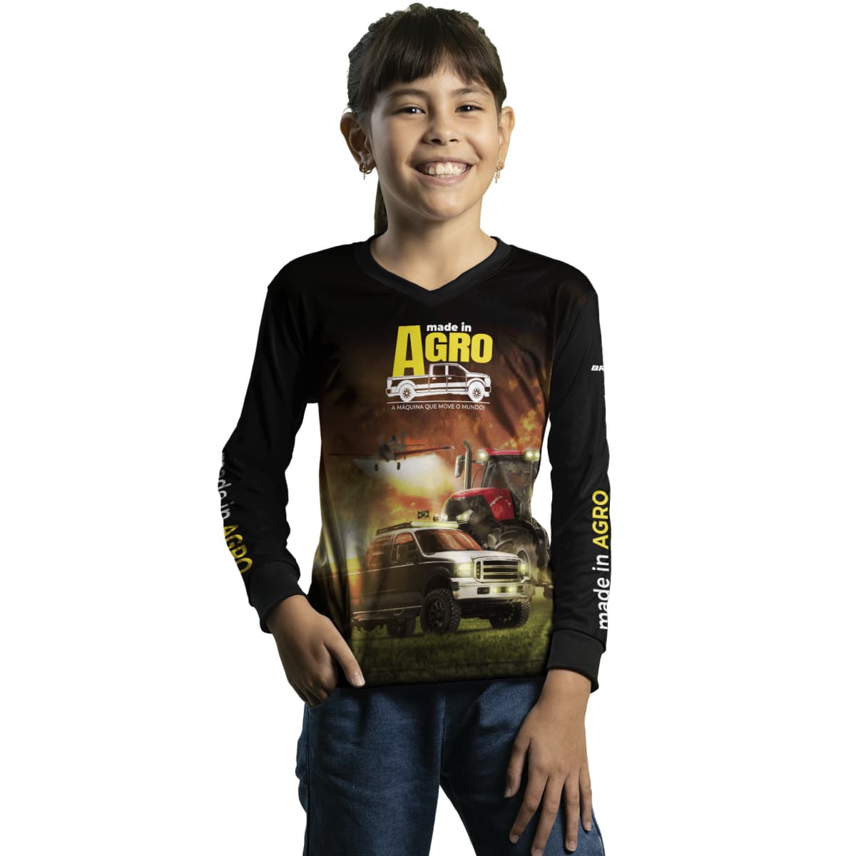 Camisa Agro Brk Caminhonete F-250 com Proteção Solar UV50+ - BRK AGRO