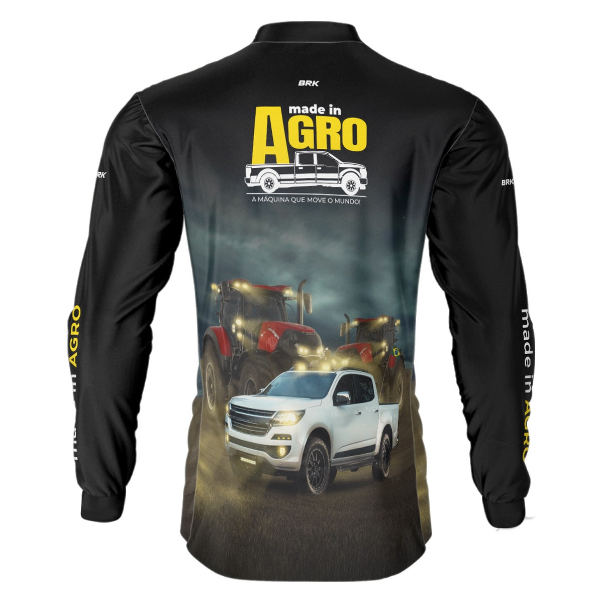 Camisa Agro Brk Caminhonete S10 Pitbull com Proteção Solar UV50+ - BRK AGRO