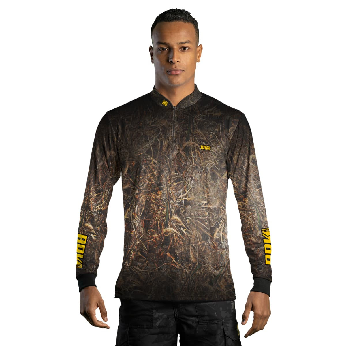 Camisa Agro Brk Camuflada Floresta com Proteção Solar UV50+ - Brk Agro