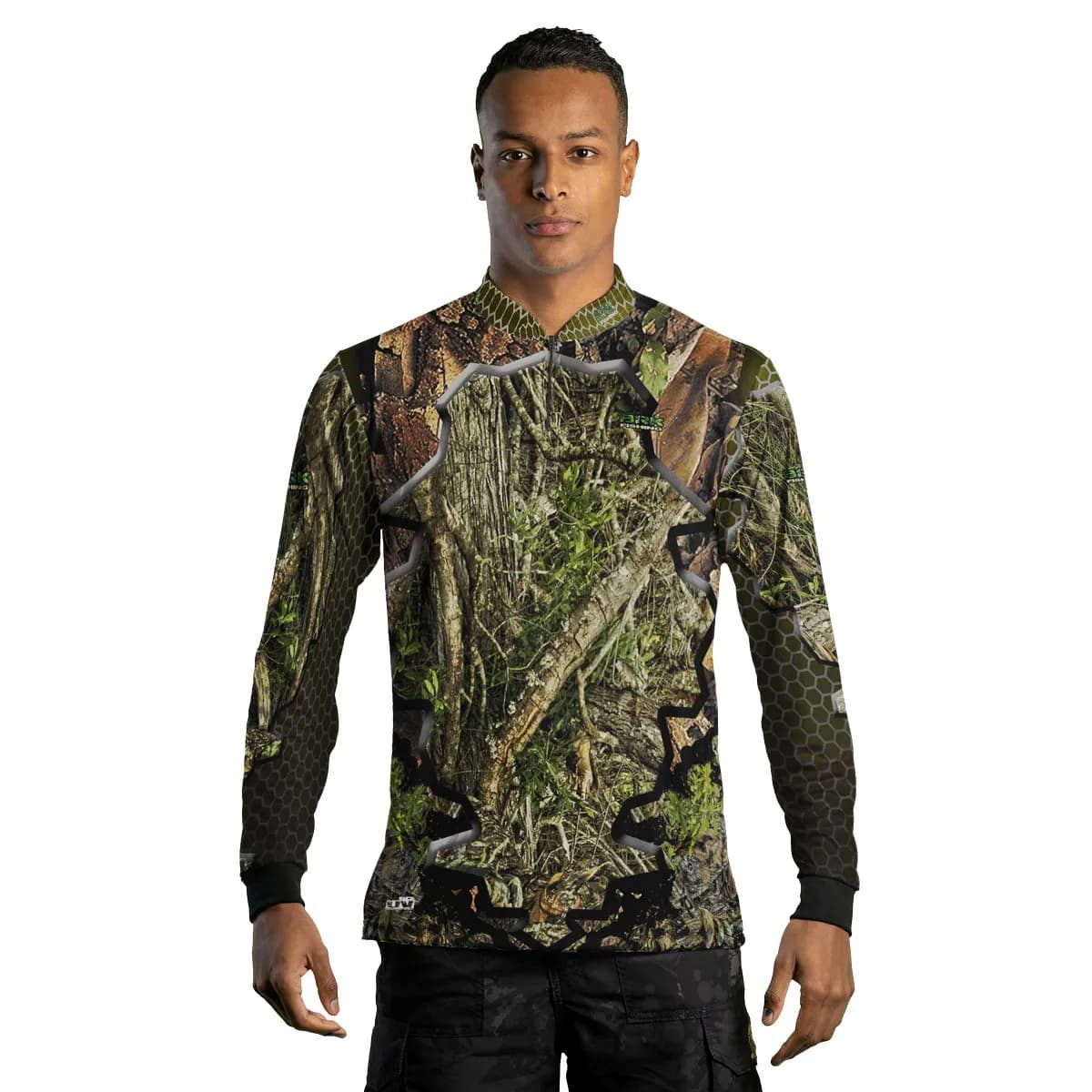 Camisa Agro Brk Camuflada Stealth Series com Proteção Solar UV50+ - Brk Agro