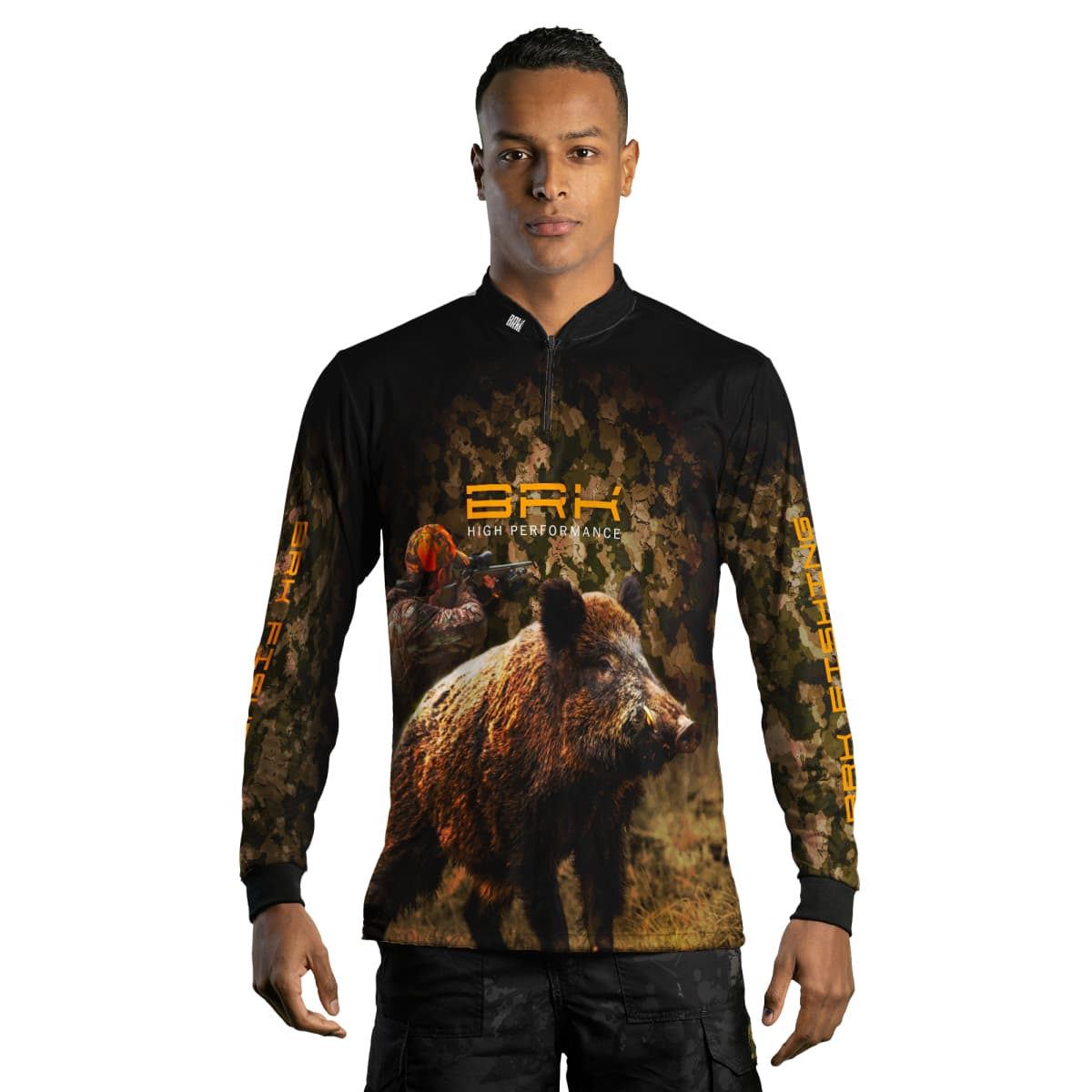 Camisa Agro Brk Camuflado Wild Boar com Proteção Solar UV50+ - Brk Agro