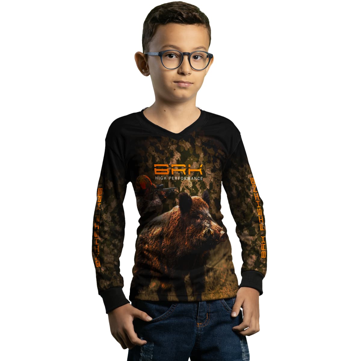 Camisa Agro Brk Camuflado Wild Boar com Proteção Solar UV50+ - Brk Agro