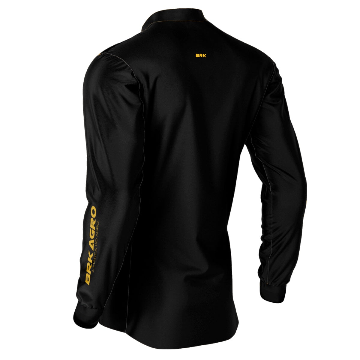 Camisa Agro Brk Clean Preta com Proteção Solar UV50+ - Brk Agro