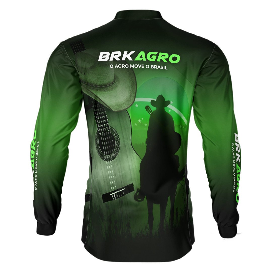 Camisa Agro Brk Country Violeiro com UV50+ - BRK AGRO