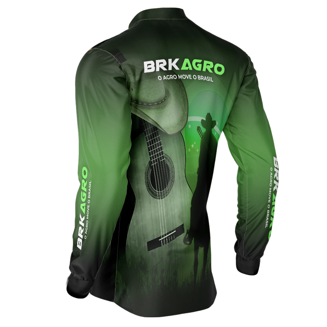 Camisa Agro Brk Country Violeiro com UV50+ - BRK AGRO