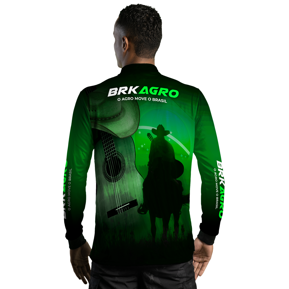 Camisa Agro Brk Country Violeiro com UV50+ - BRK AGRO
