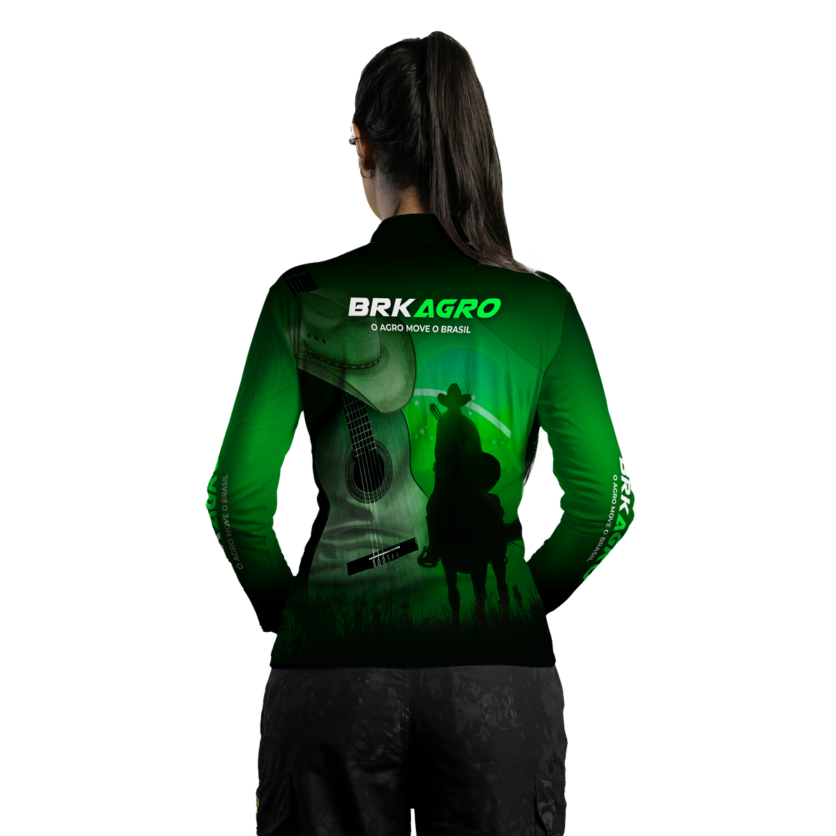 Camisa Agro Brk Country Violeiro com UV50+ - BRK AGRO