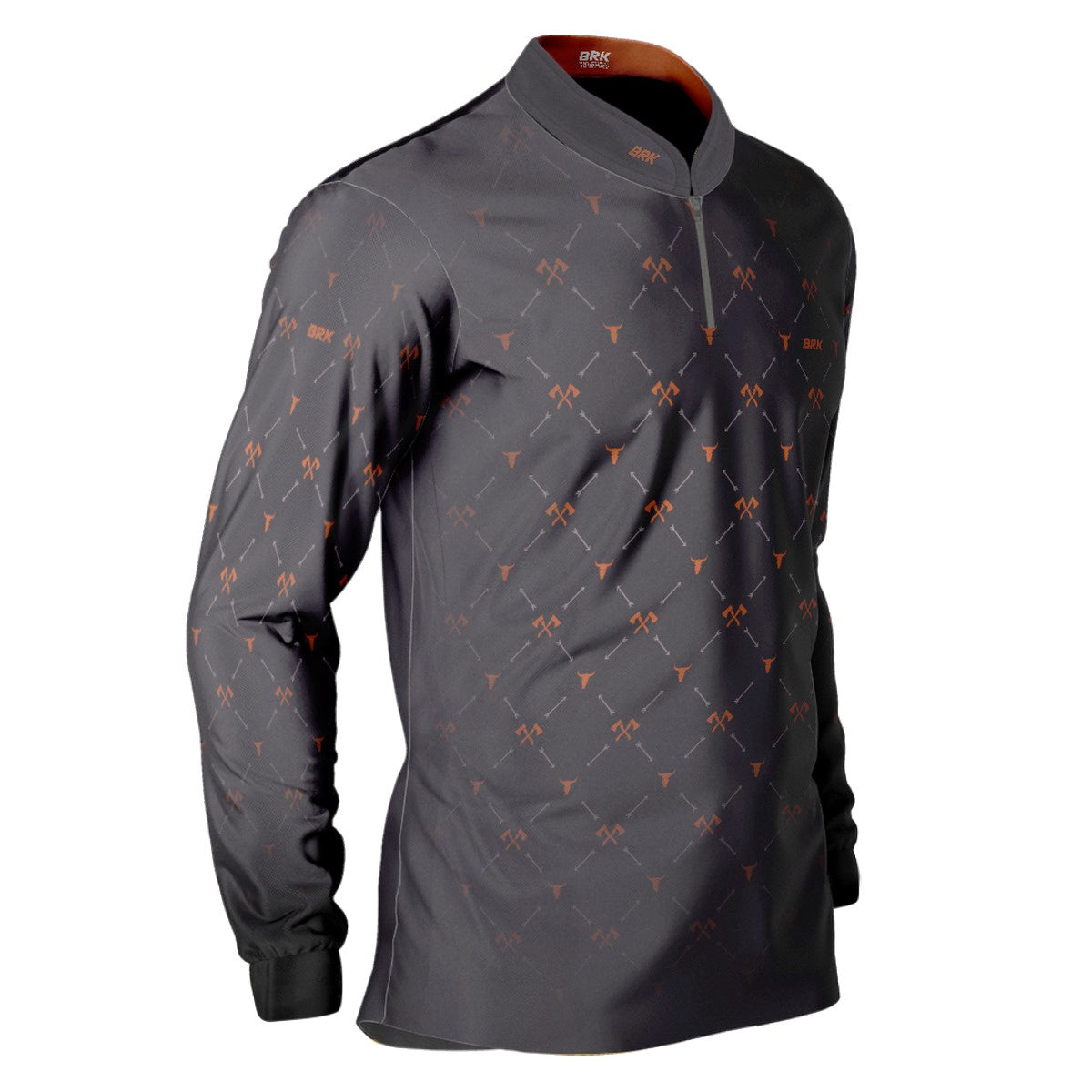 Camisa Agro Brk Country Xadrez Orange Horse com Proteção Solar UV50+ - BRK AGRO