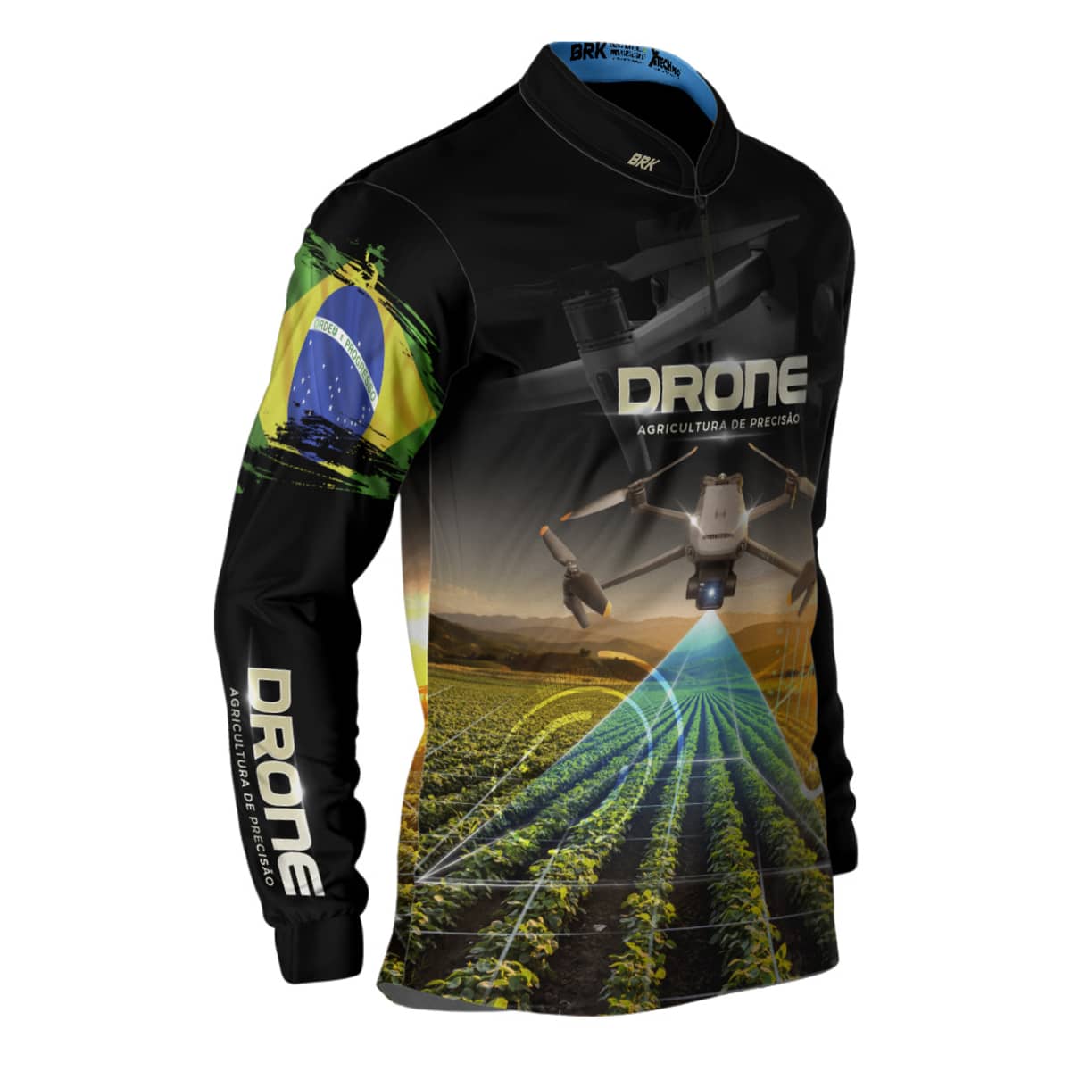 Camisa Agro Brk Drone de Monitoramento com Proteção Solar UV50+ - Brk Agro