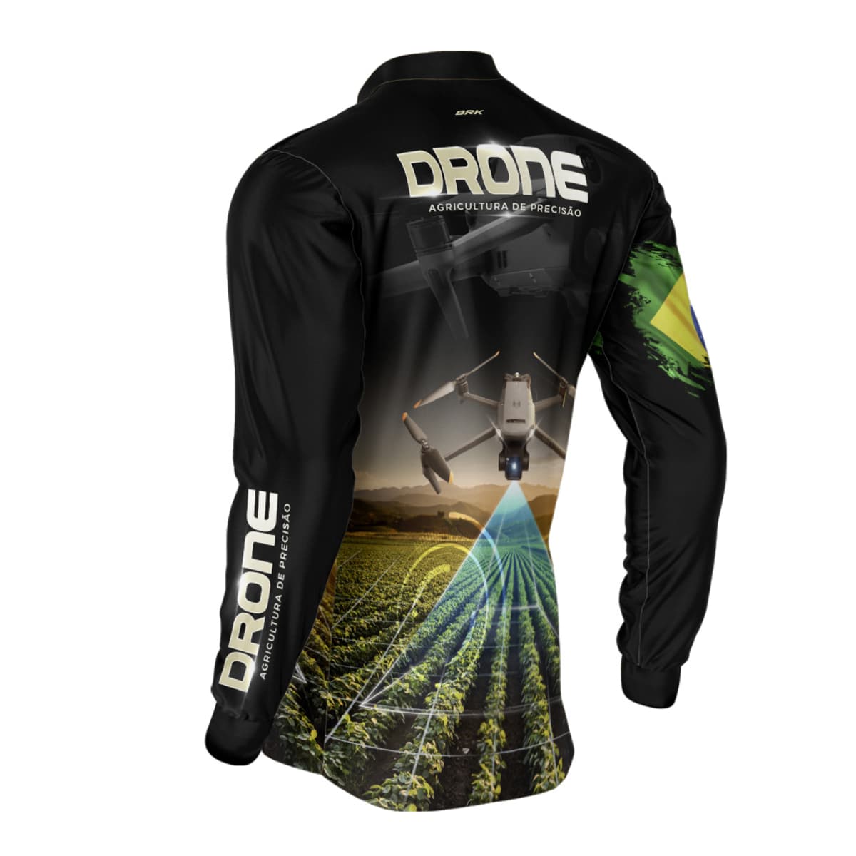 Camisa Agro Brk Drone de Monitoramento com Proteção Solar UV50+ - Brk Agro
